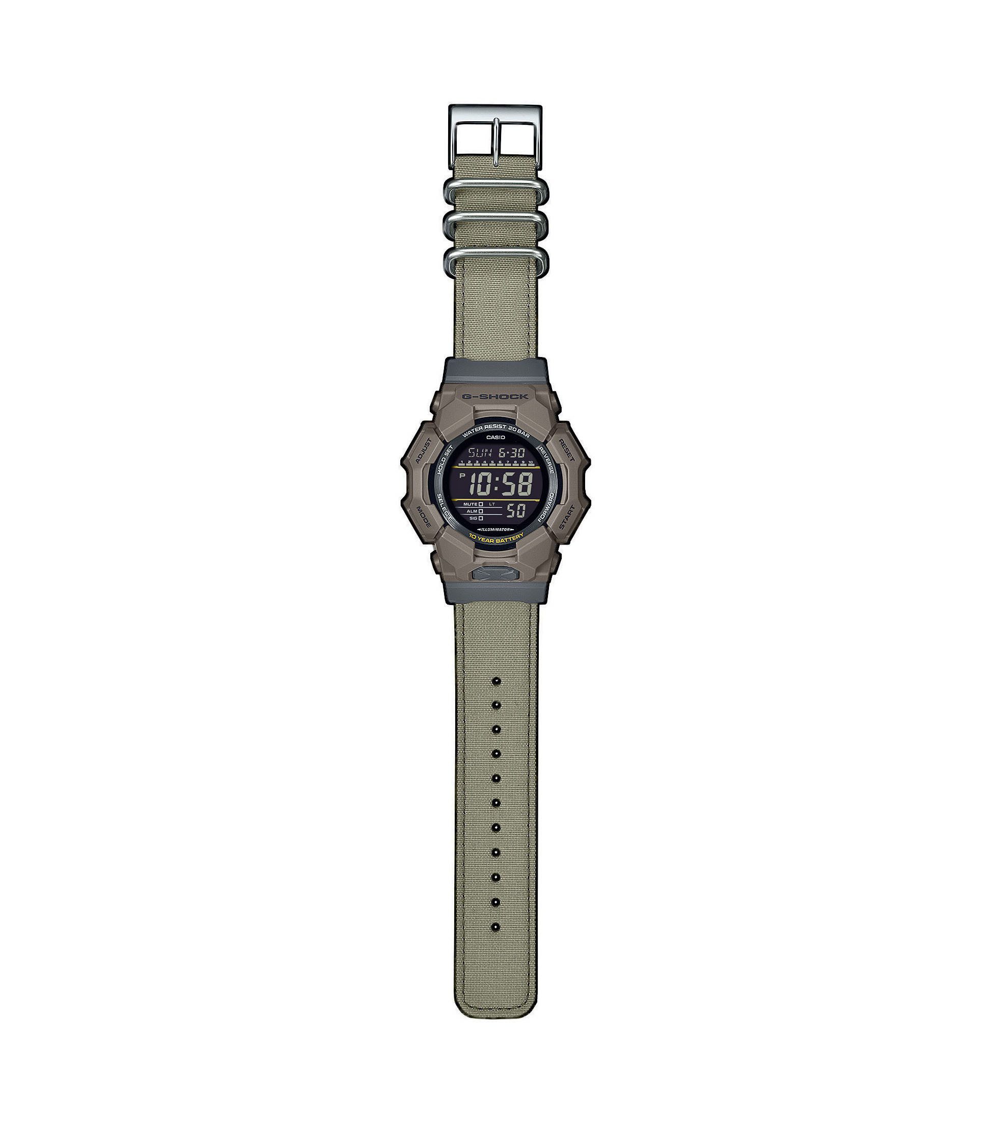 CASIO G-SHOCK Chronograph GD-010CE-5ER, Quarzuhr, Armbanduhr, Herrenuhr, digital, automatischer Kalender