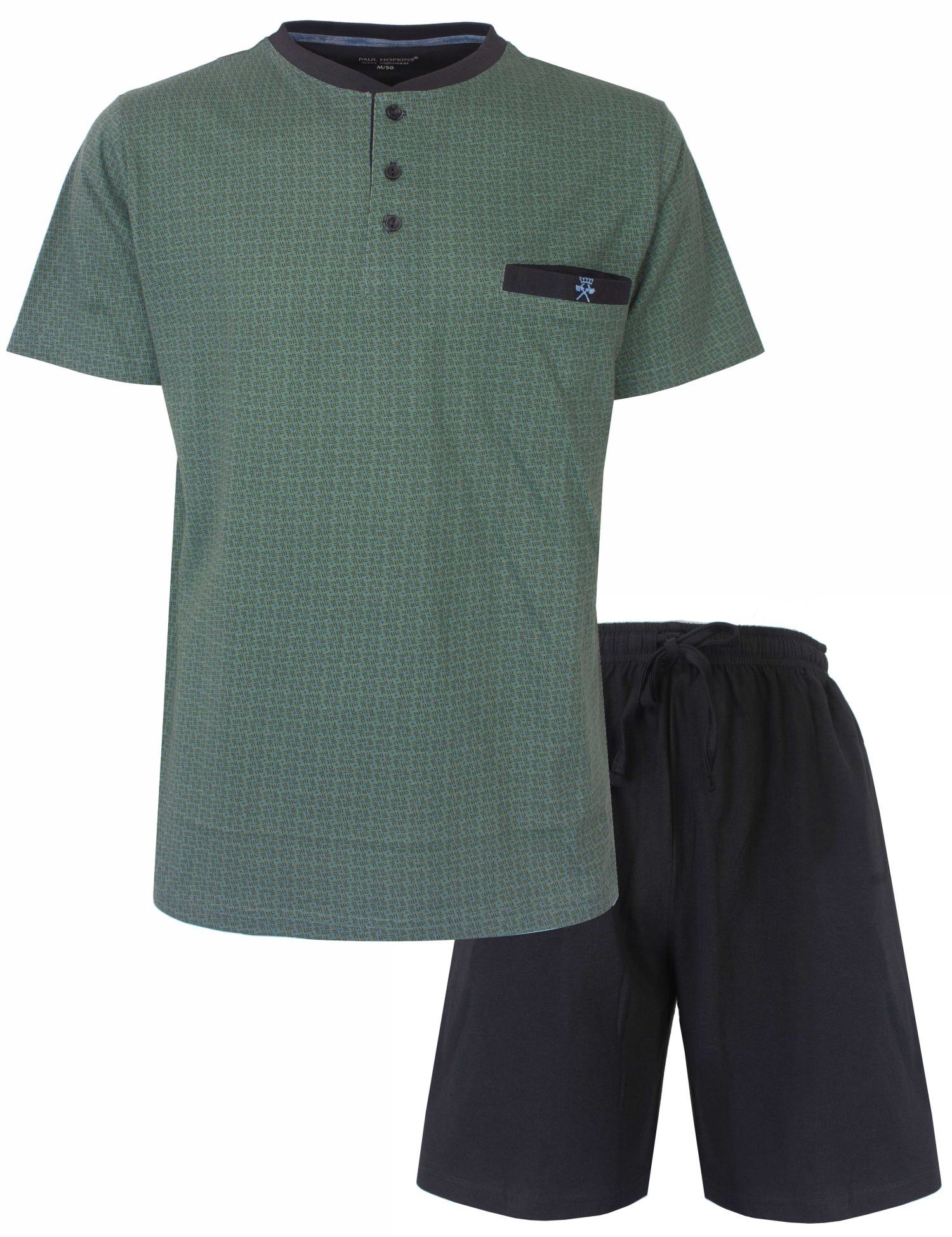 Paul Hopkins Shorty Herren Pyjama kurz günstig online kaufen