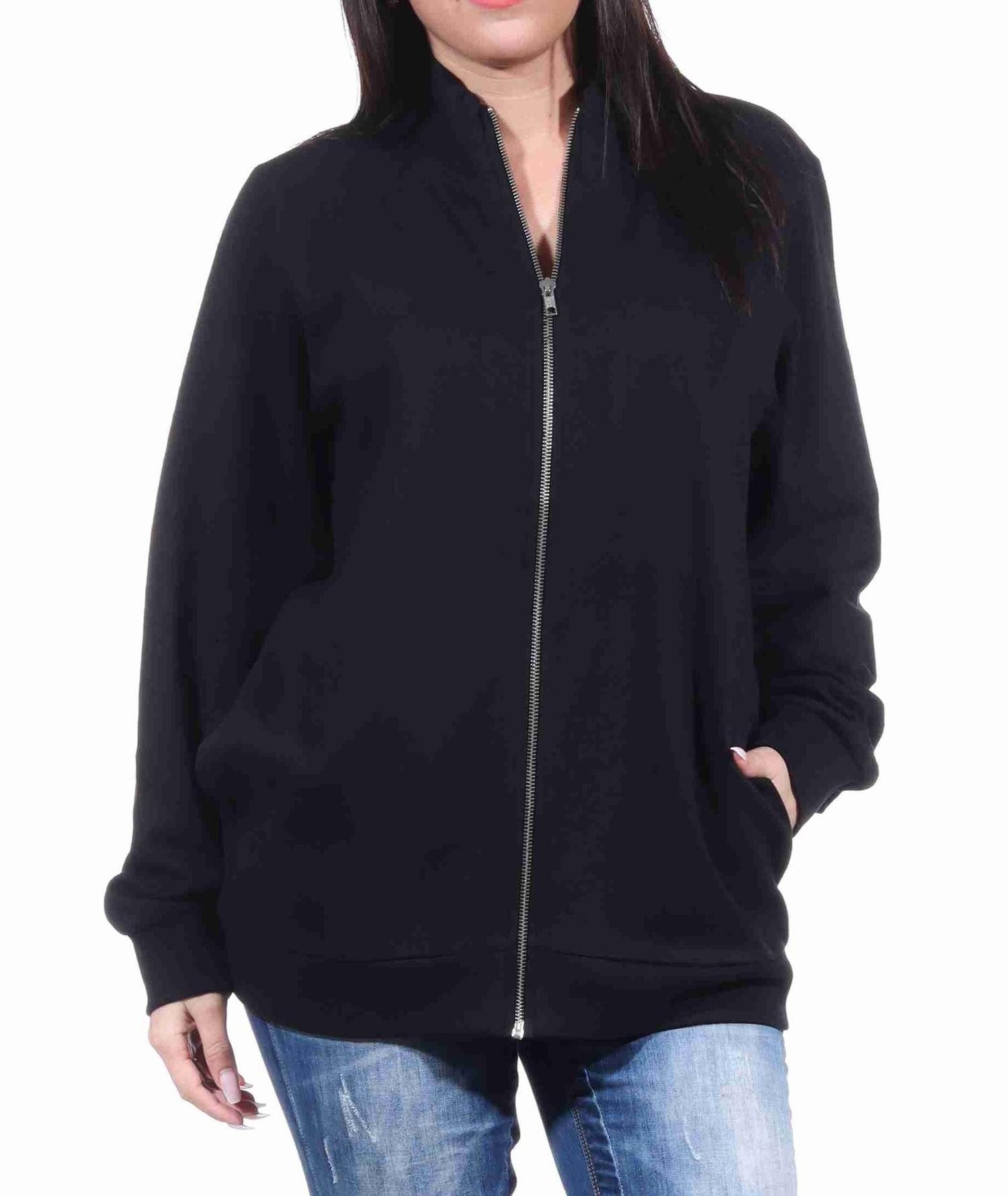 Normann Relaxanzug Damen Jacke für Hausanzug, Sportanzug oder Jogginanzug Oberteil