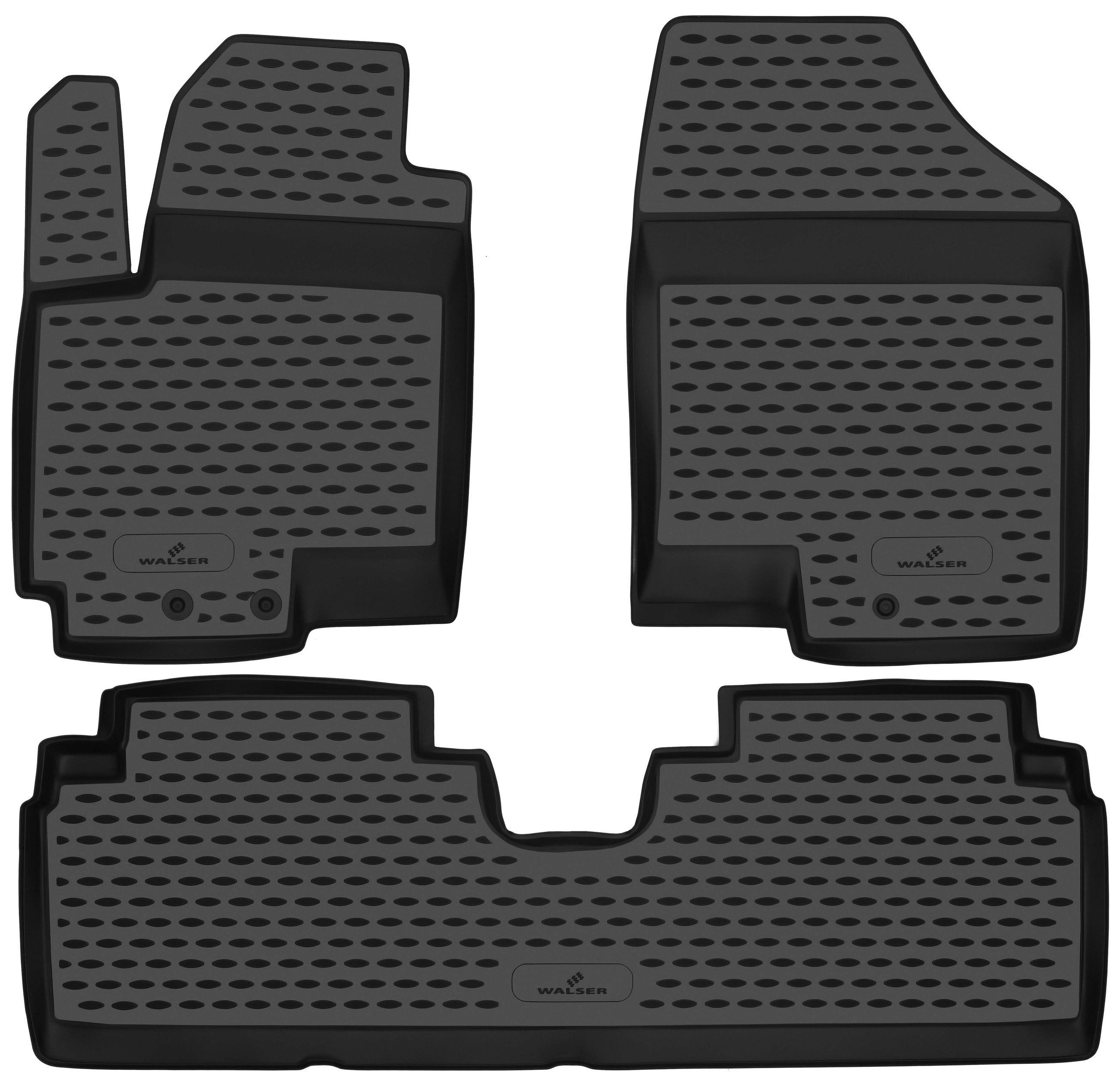 WALSER Kofferraumwanne Automatte Passform XTR (3 St), für KIA VENGA (YN)
