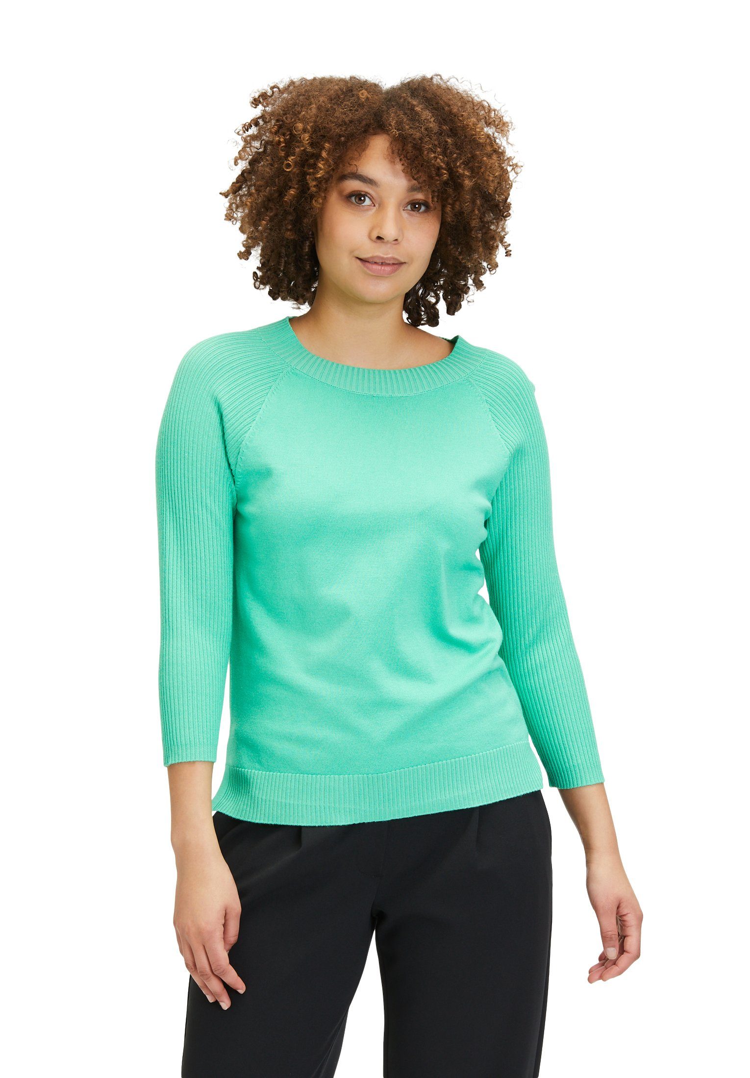 Betty Barclay Strickpullover mit Rippenstruktur (1-tlg) Struktur