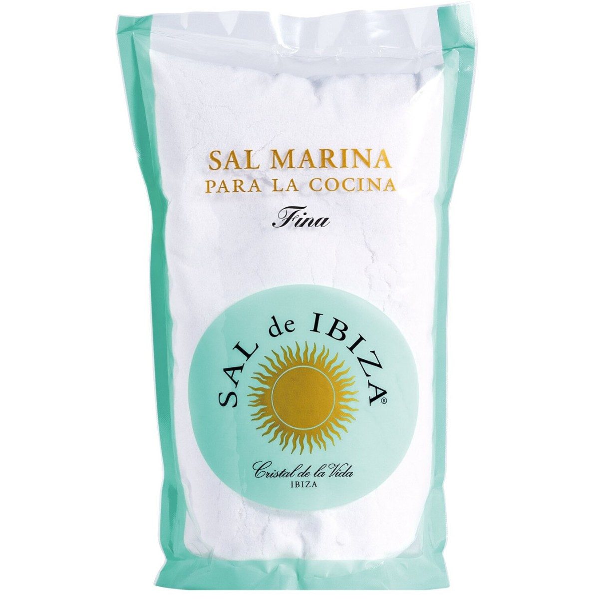 Sal de Ibiza Gewürz Sal Marina Fina, feines Meersalz im Beutel, 1000 g, Sal de Ibiza, 1000 g, Großpackung