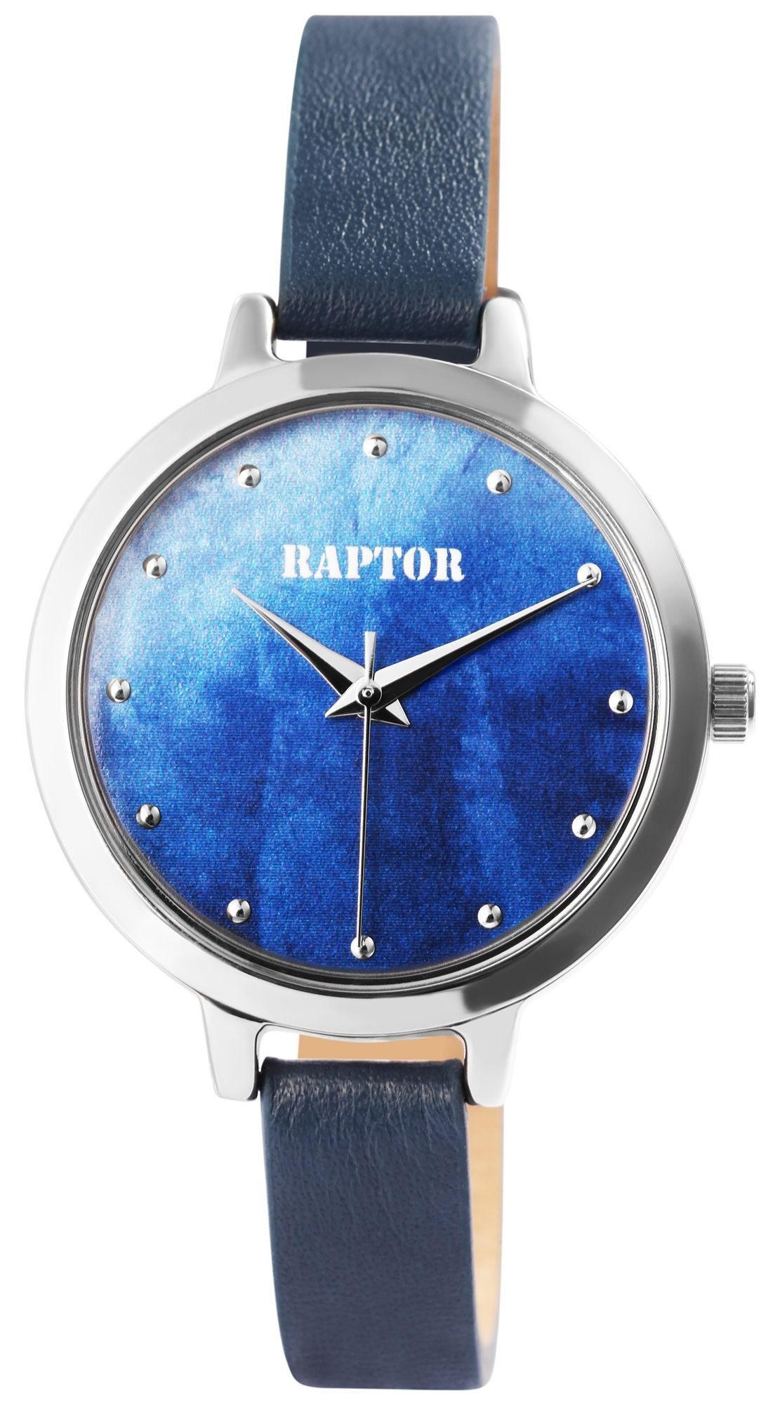 Raptor Quarzuhr Smooth RAPTOR Damenuhr "Smooth" mit Echt Lederband