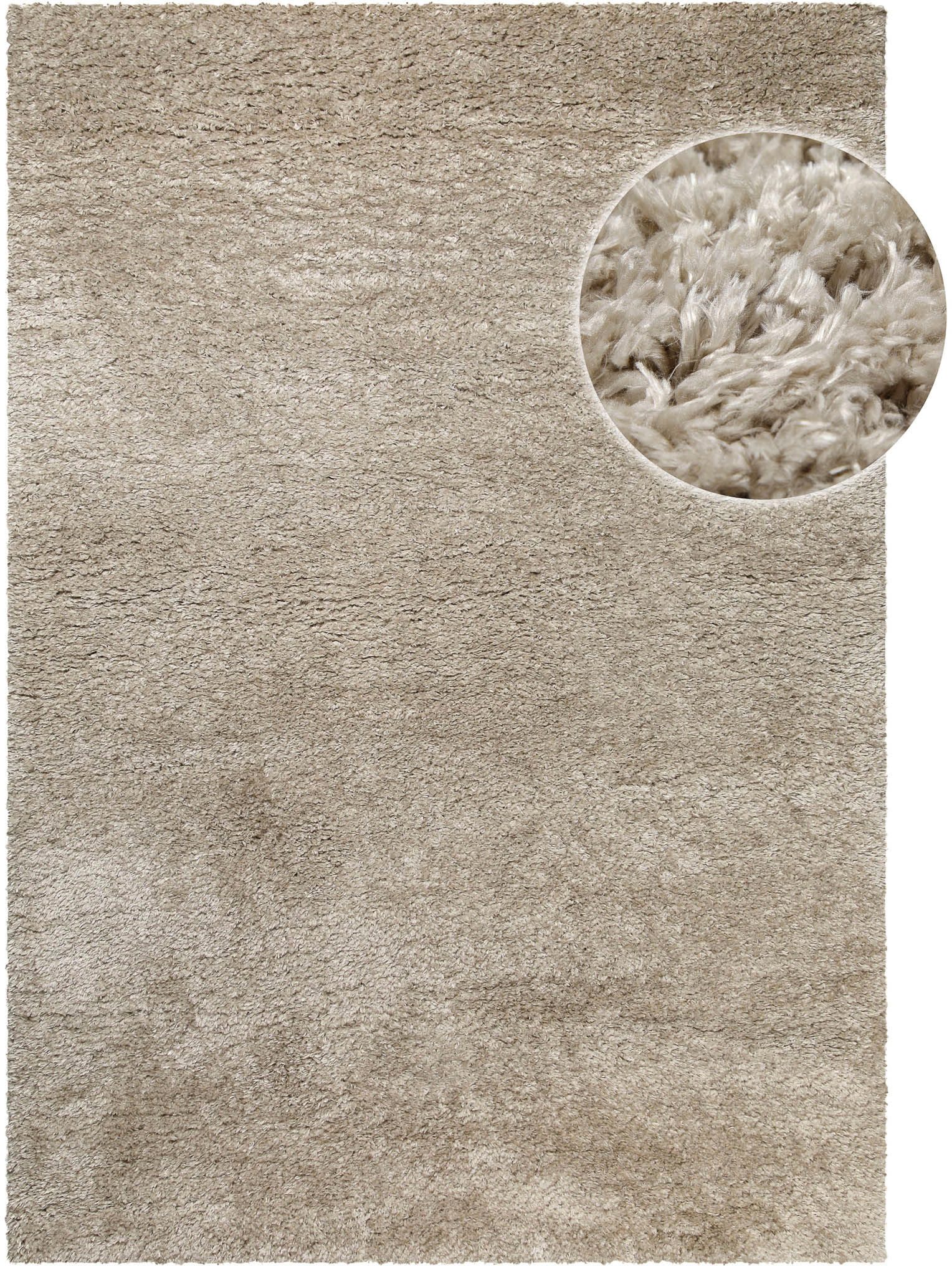 OTTO home Hochflor-Teppich Saul, rechteckig, Höhe: günstig online kaufen
