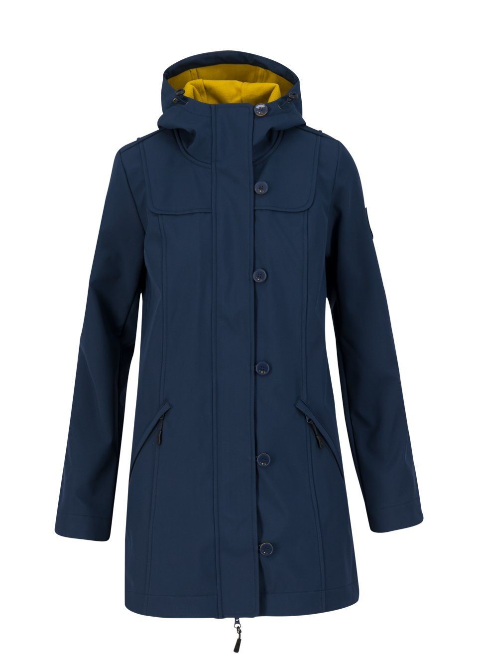 Blutsgeschwister Softshelljacke Blutsgeschwister Wild Weather Long Anorak Damen Jacke Softshell Mantel big mama