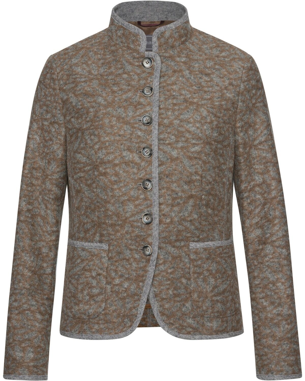 White Label Trachtenjacke Stehkragen-Janker