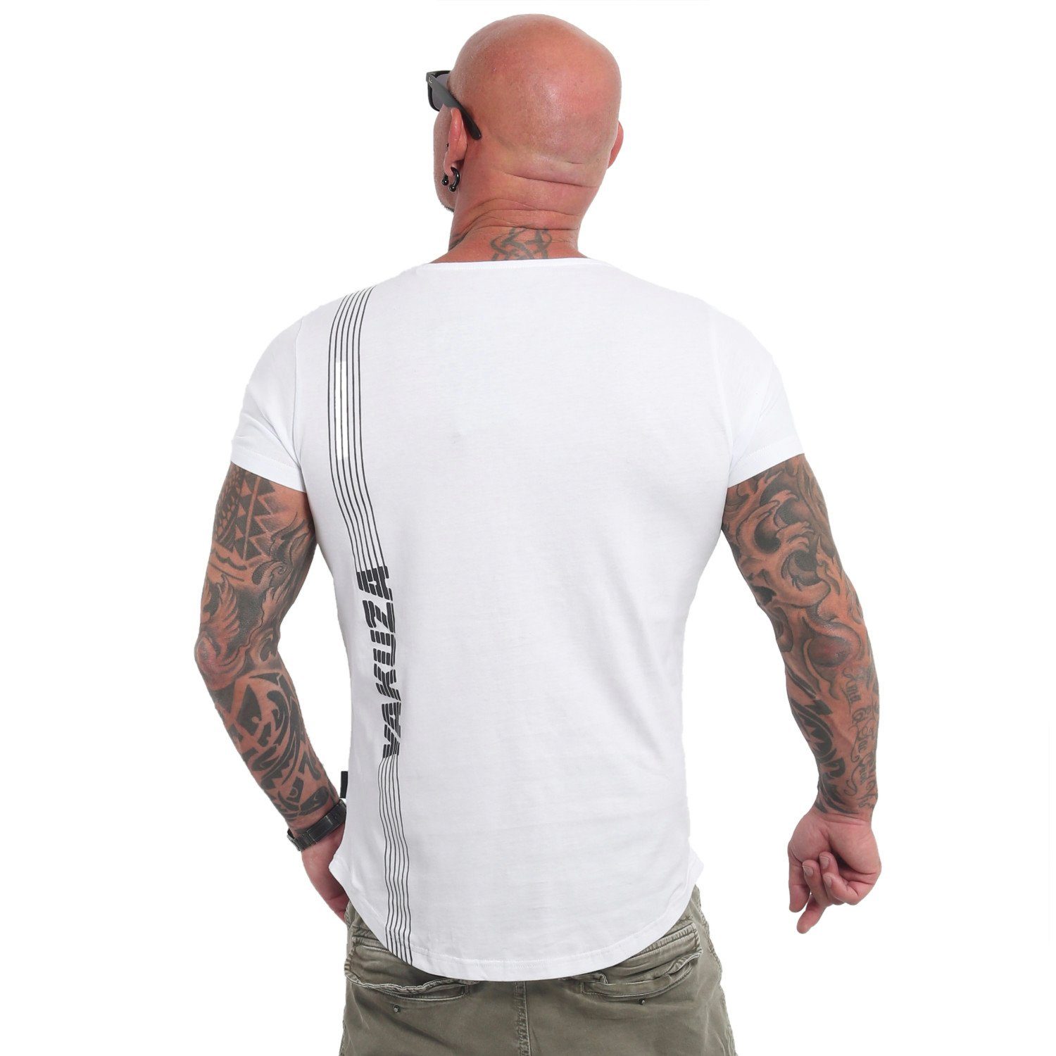 YAKUZA T-Shirt Fast Lane mit abgerundetem günstig online kaufen