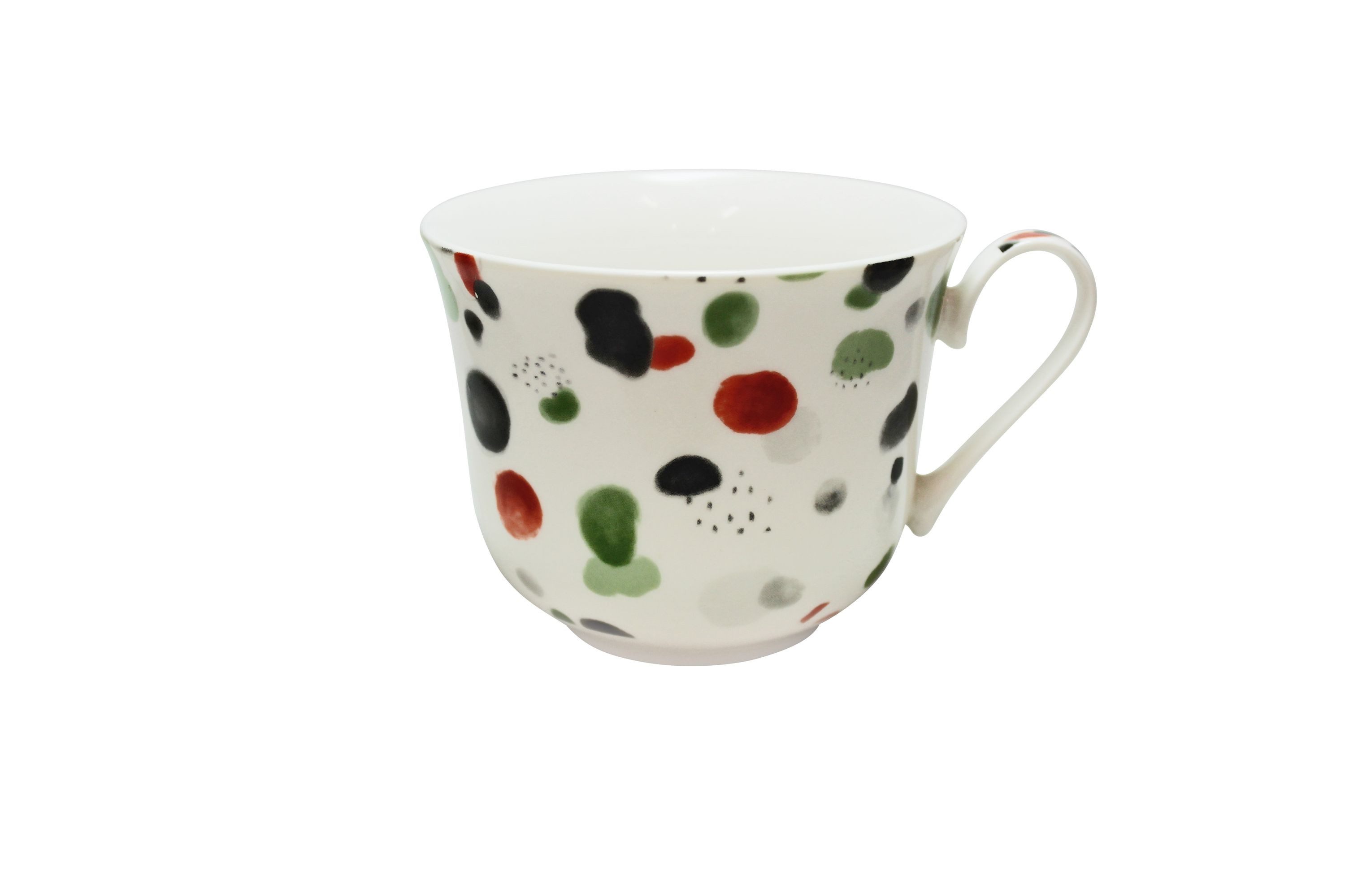 Jameson + Tailor Becher Kaffeebecher mit Motiv, Brillantporzellan, Brillantporzellan Jumbobecher 0,5l