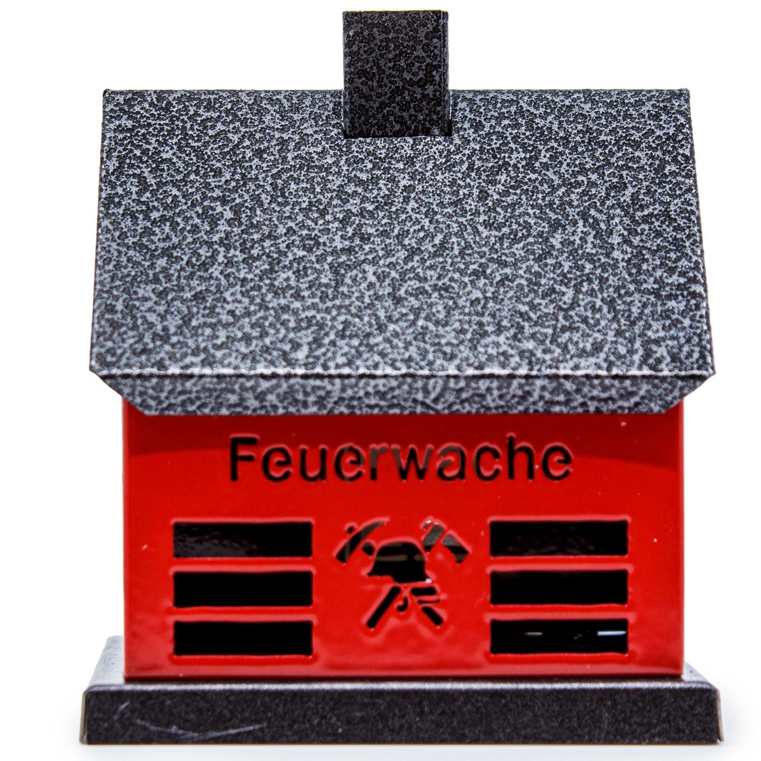 Landshop24 Räucherhaus Metall Original Räucherhaus, "Feuerwache", Sammlerstück 2025, Original Erzgebirge