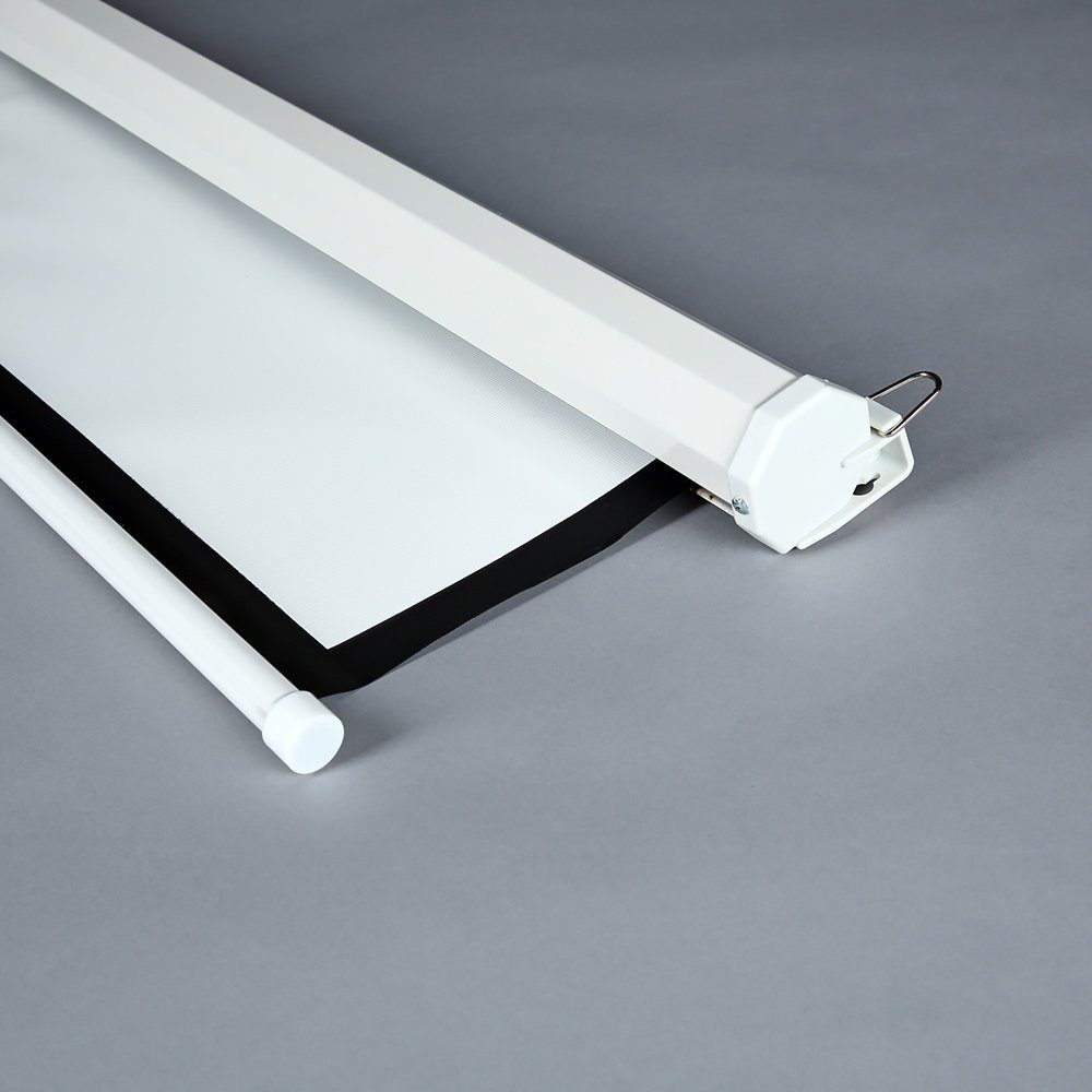 Mucola Beamerleinwand 120" Leinwand 244x182 Beamer FFB Heimkino 16:9 4:3 1:1 Rolloleinwand (Besseres Kontrastverhältnis)