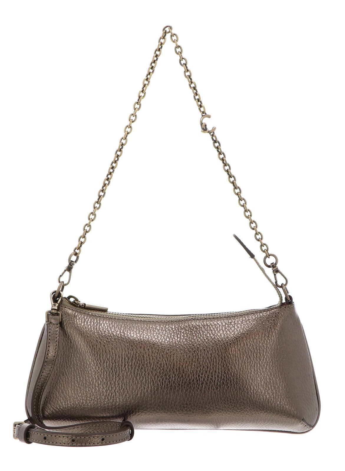 COCCINELLE Umhängetasche Chain Mini Bag Grained Leather, aus echtem Rindsleder