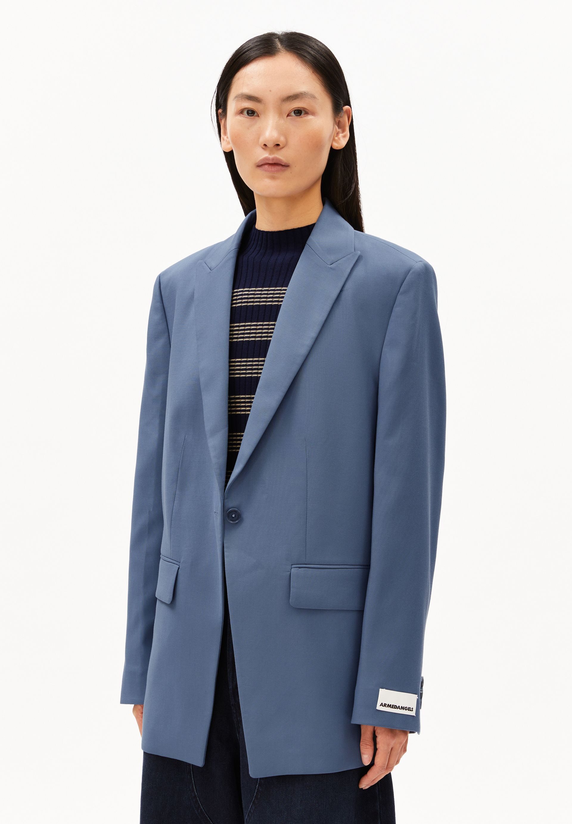Armedangels Jackenblazer MIKULAA Blazer aus TENCEL™ Lyocell Mix (1-tlg)