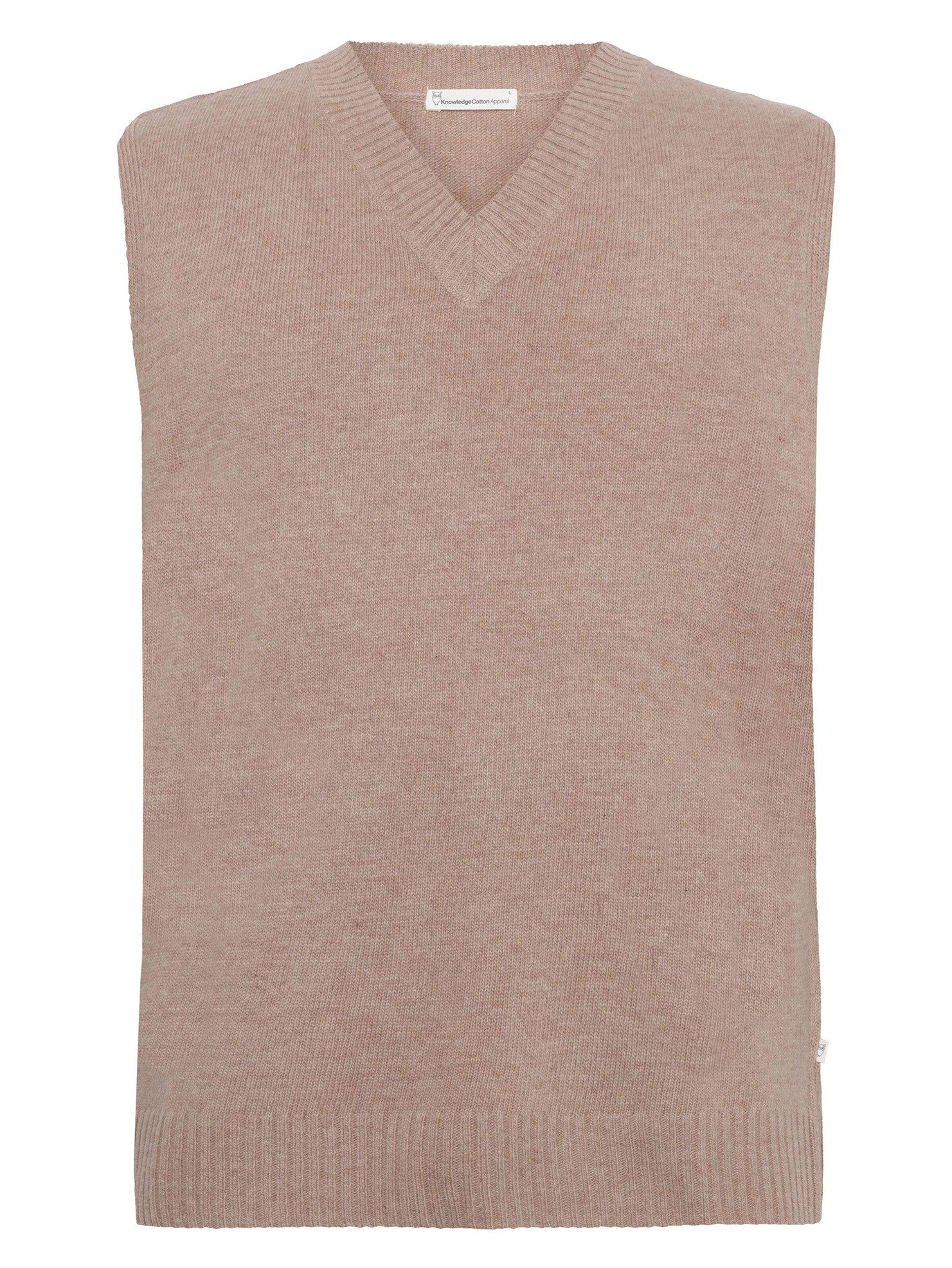 KnowledgeCotton Apparel Strickweste Lambswool Vest RWS