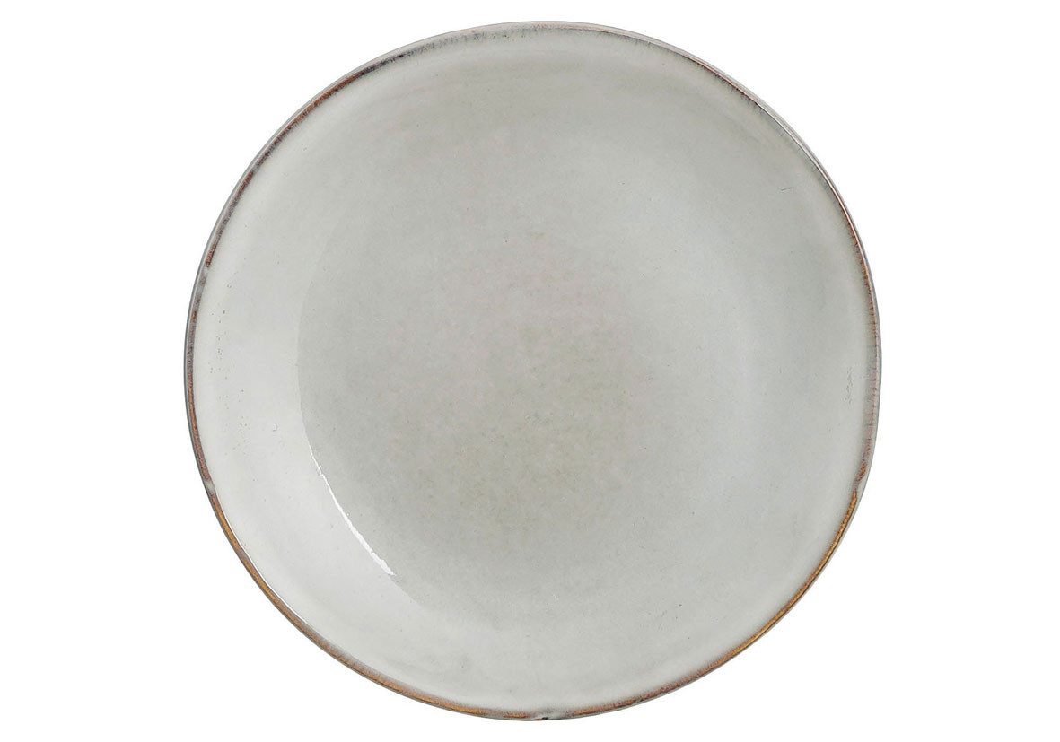 Mica Decorations Speiseteller Mica Teller Tabo grau, Ø 14 cm x 2 cm