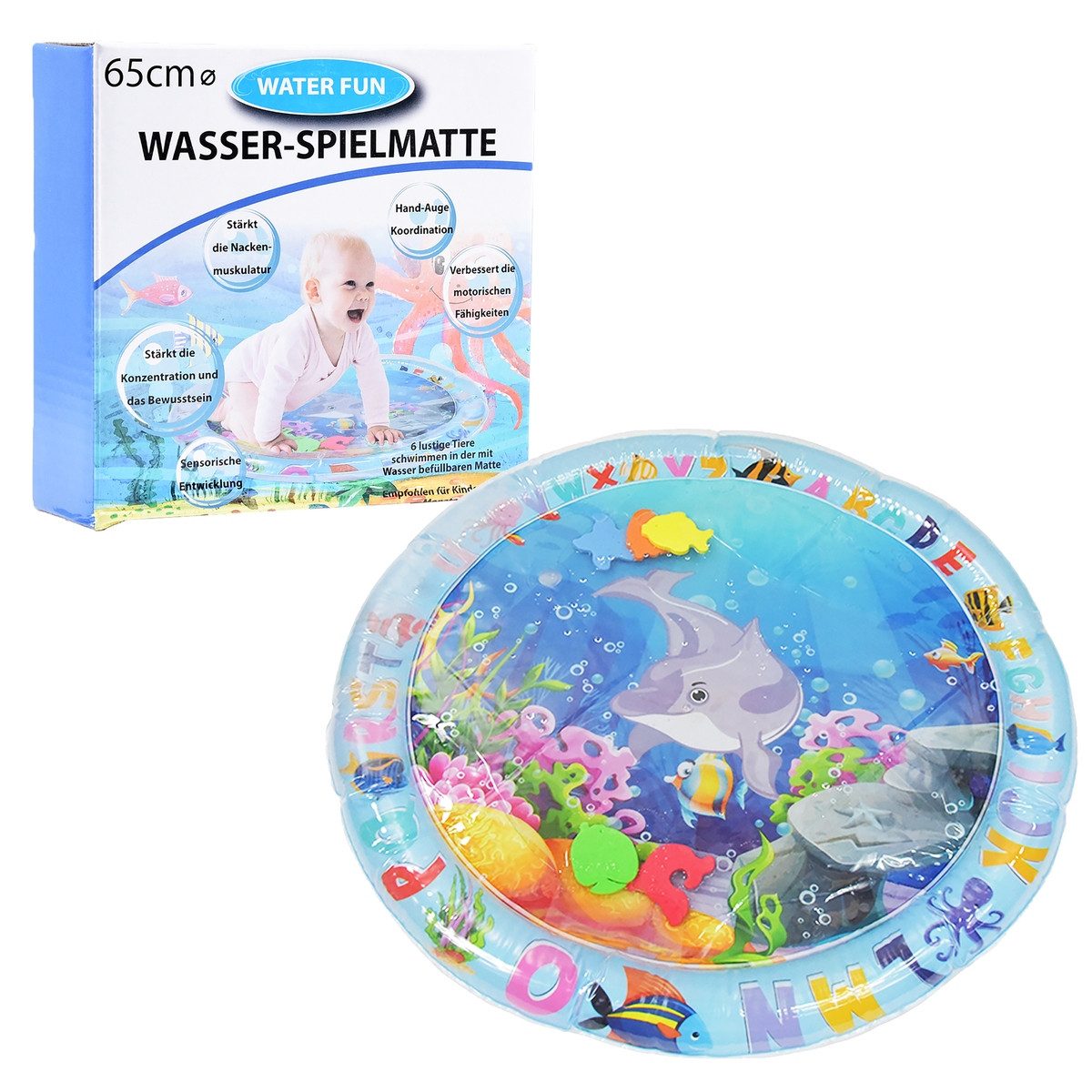 Kögler Spielmatte Wasserspielmatte rund 65cm