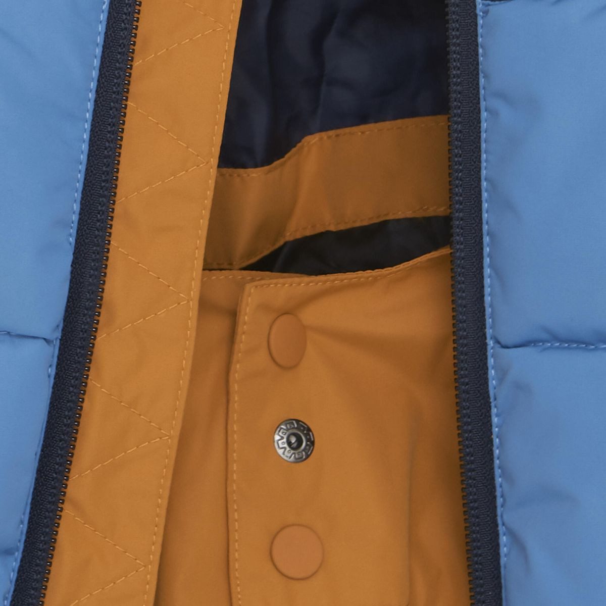 COLOR KIDS Skijacke Ski Jacket Colorblock Quilt 741723 Warme, strapazierfähige und umweltfreundliche Steppjacke mit