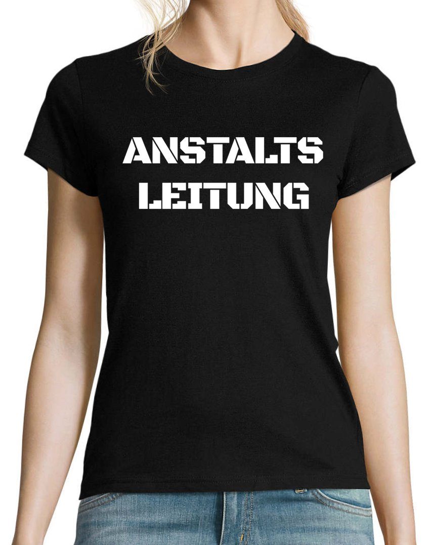 Youth Designz T-Shirt ANSTALTSLEITUNG Damen Shirt günstig online kaufen