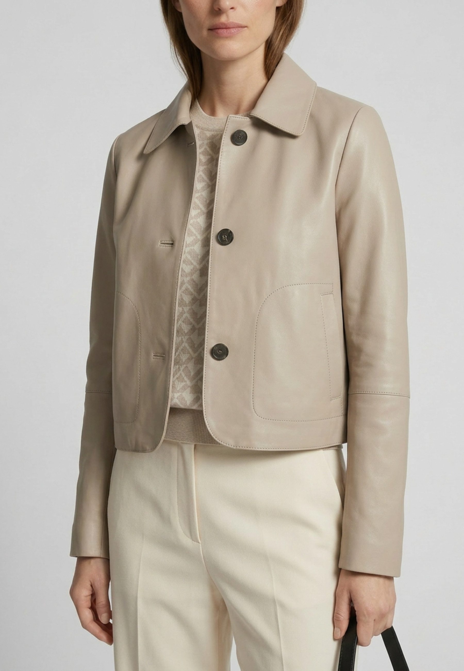 RICANO Lederjacke Jeena Hochwertiges Lamm Nappa Leder – Bild 4 von 5