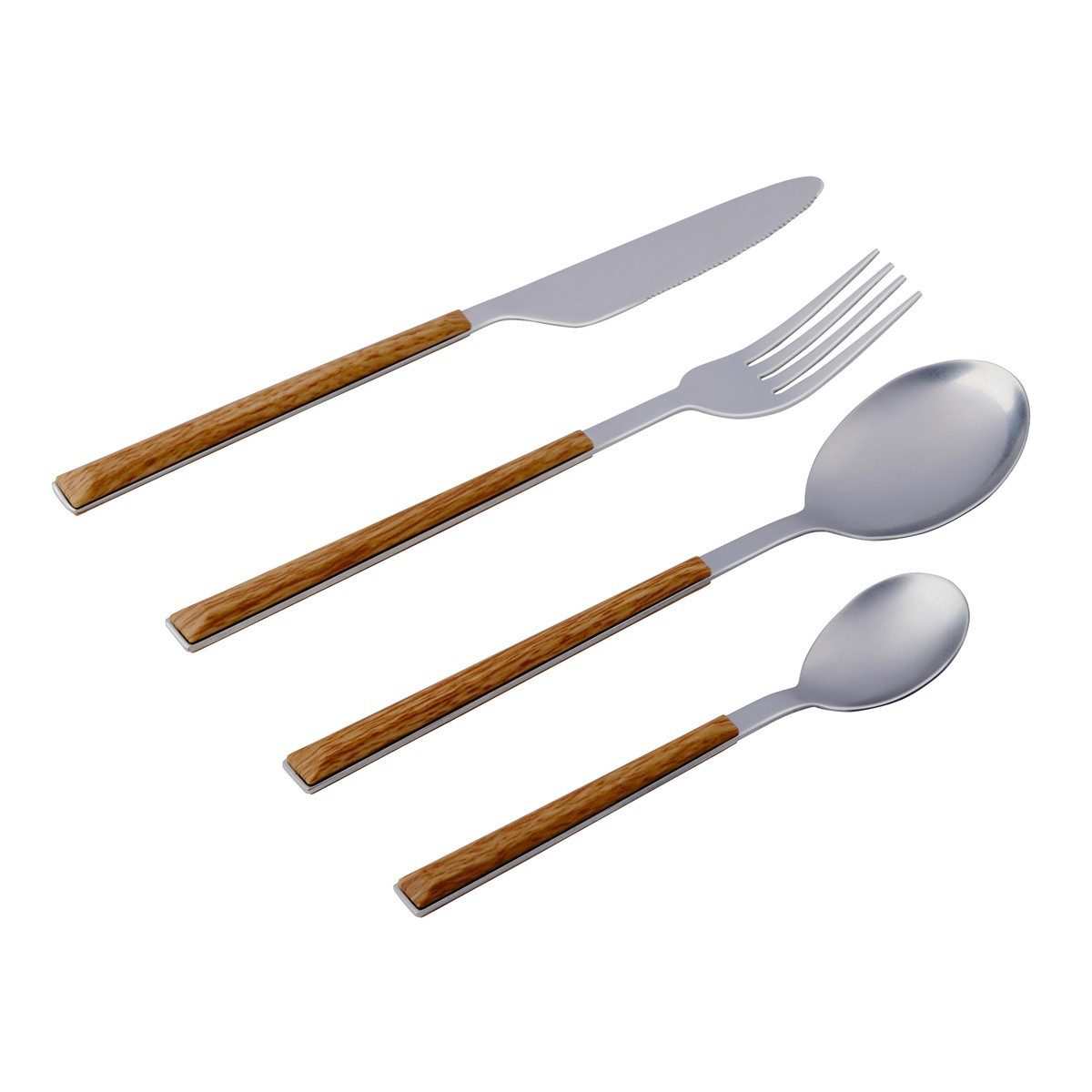 Alpina Besteck-Set Alpina Besteckset 16-teilig - Edelstahl für 4 Personen, Edelstahl