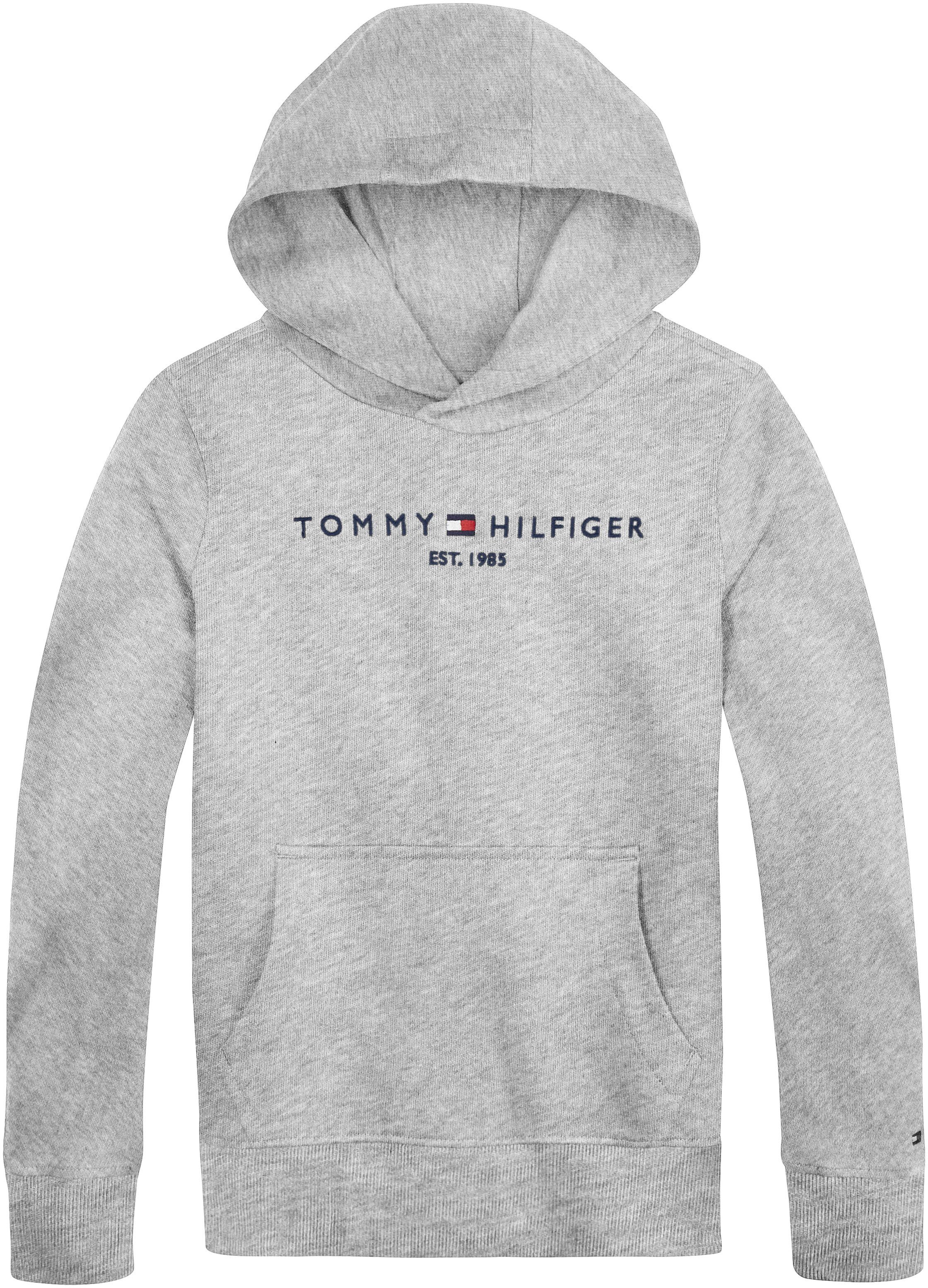 HOODIE für Tommy Kapuzensweatshirt ESSENTIAL Hilfiger Jungen und Mädchen