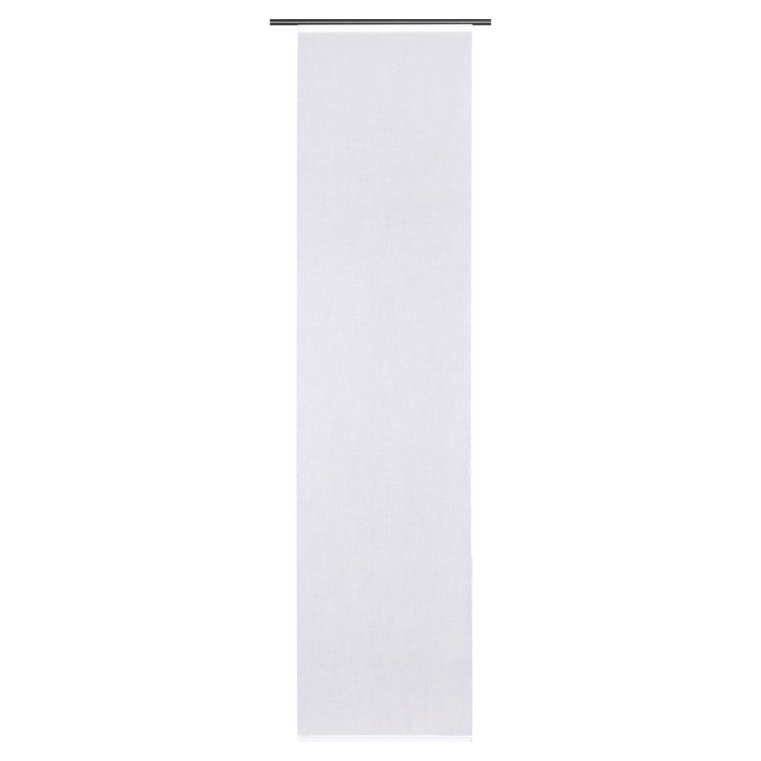 Schiebegardine SENU, Flächenvorhang, Weiß, 60 x 245 cm, Paneelwagen (1 St), halbtransparent, Polyester
