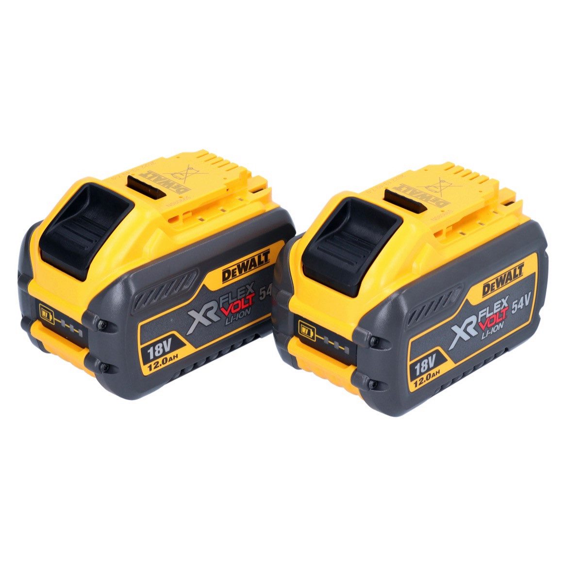 DeWalt DCB 548 Y2 2x Akku 18 V / 54 V max. 12 Ah / 12000 mAh Li-Ion XR Akkupacks