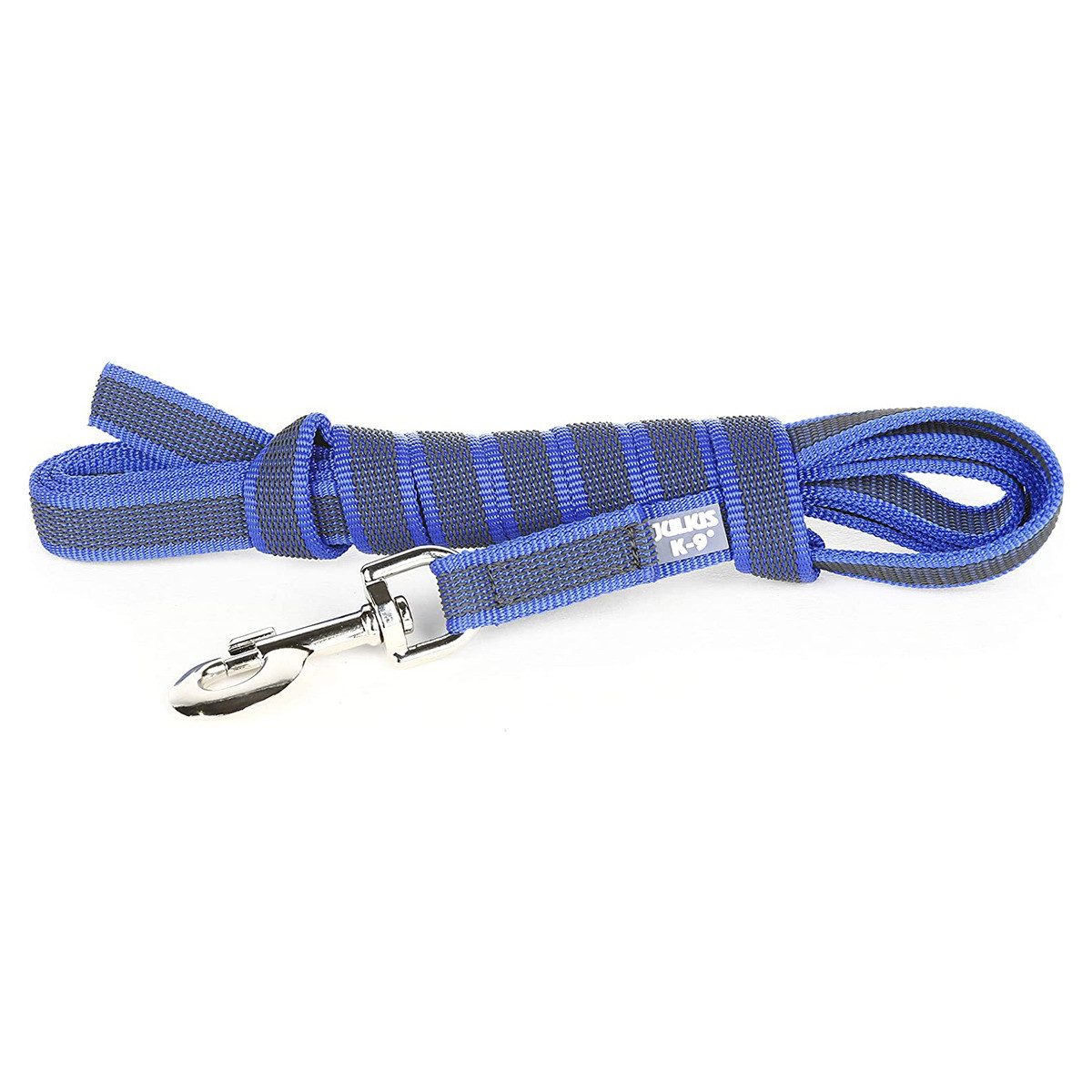 Julius-K9 Hundeleine Leine Super Grip ohne Handschlaufe blau