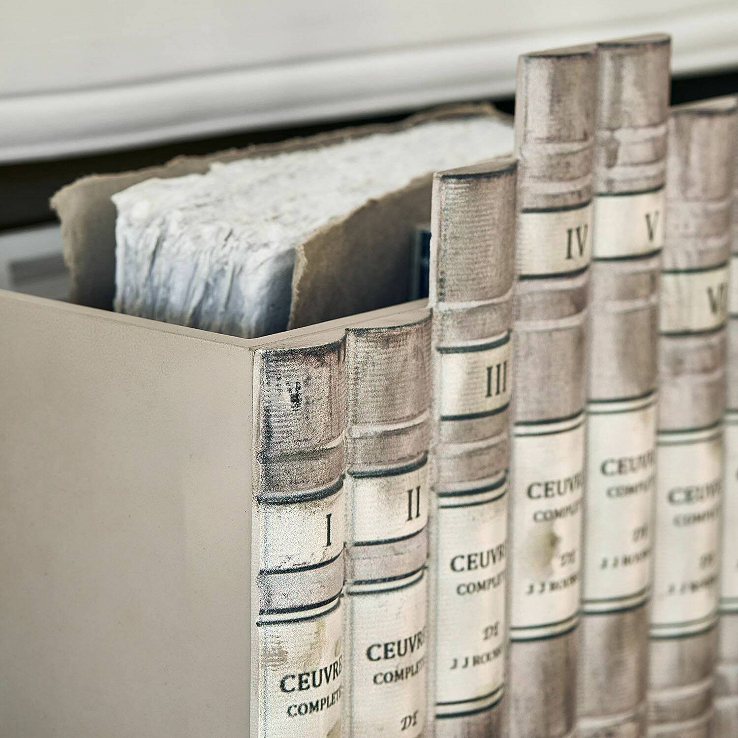 Mirabeau Dekokorb Box 2er Set Yelivor antikgrau/braun (2er Set, 2er Set)