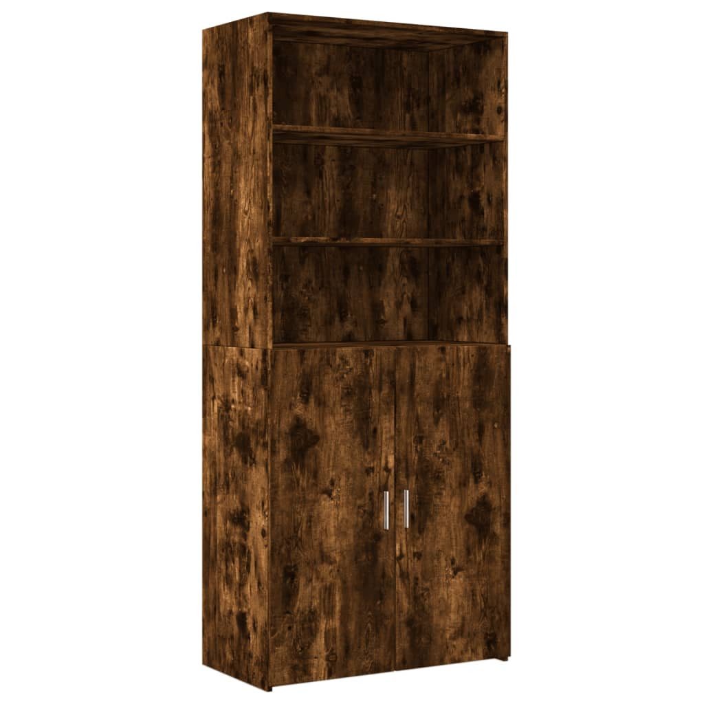vidaXL Highboard Highboard Räuchereiche 80x42,5x185 cm günstig online kaufen
