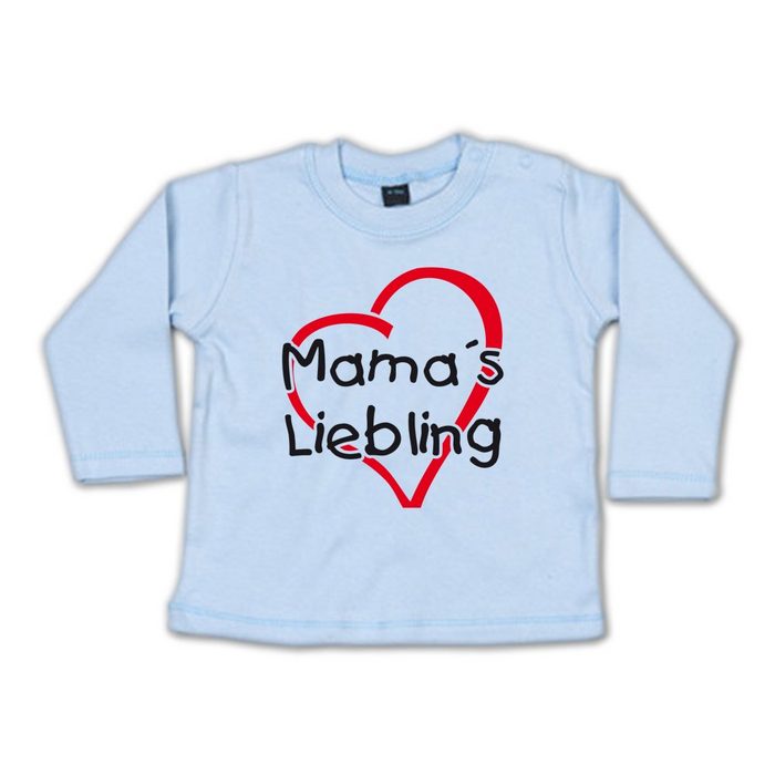 G-graphics Longsleeve Mama´s Liebling Baby Sweater Baby Longsleeve T mit Spruch / Sprüche mit Print / Aufdruck Geschenk zu jedem Anlass