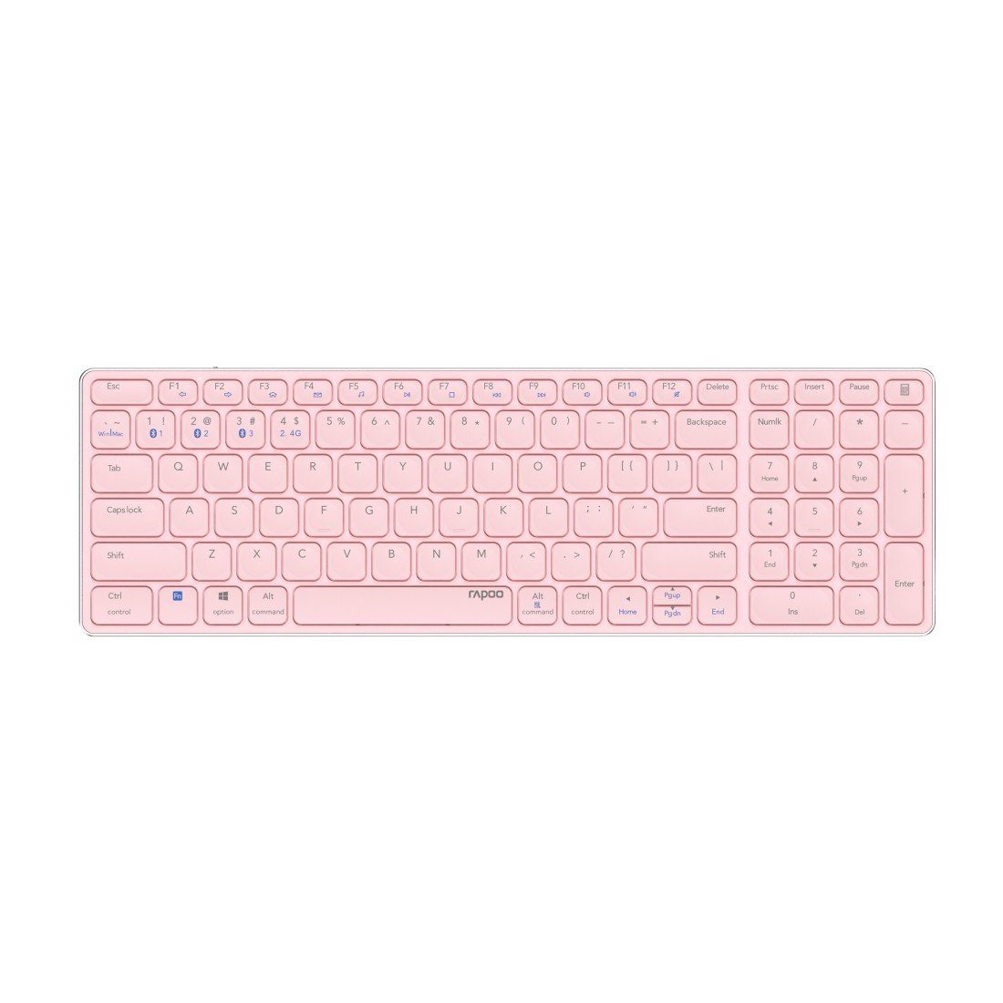 Rapoo E9700M kabellose Tastatur, Bluetooth, 2.4 GHz Wireless-Tastatur