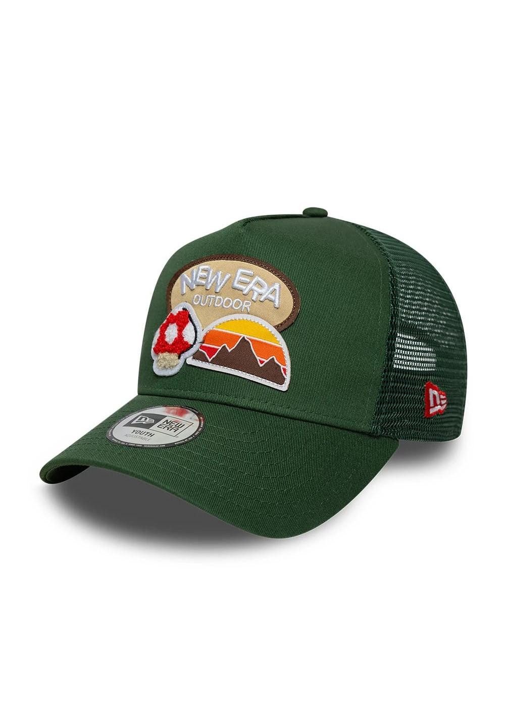 Baseball Cap Outdoor 9Forty A-Frame Trucker Cap New Era Dunkelgrün
