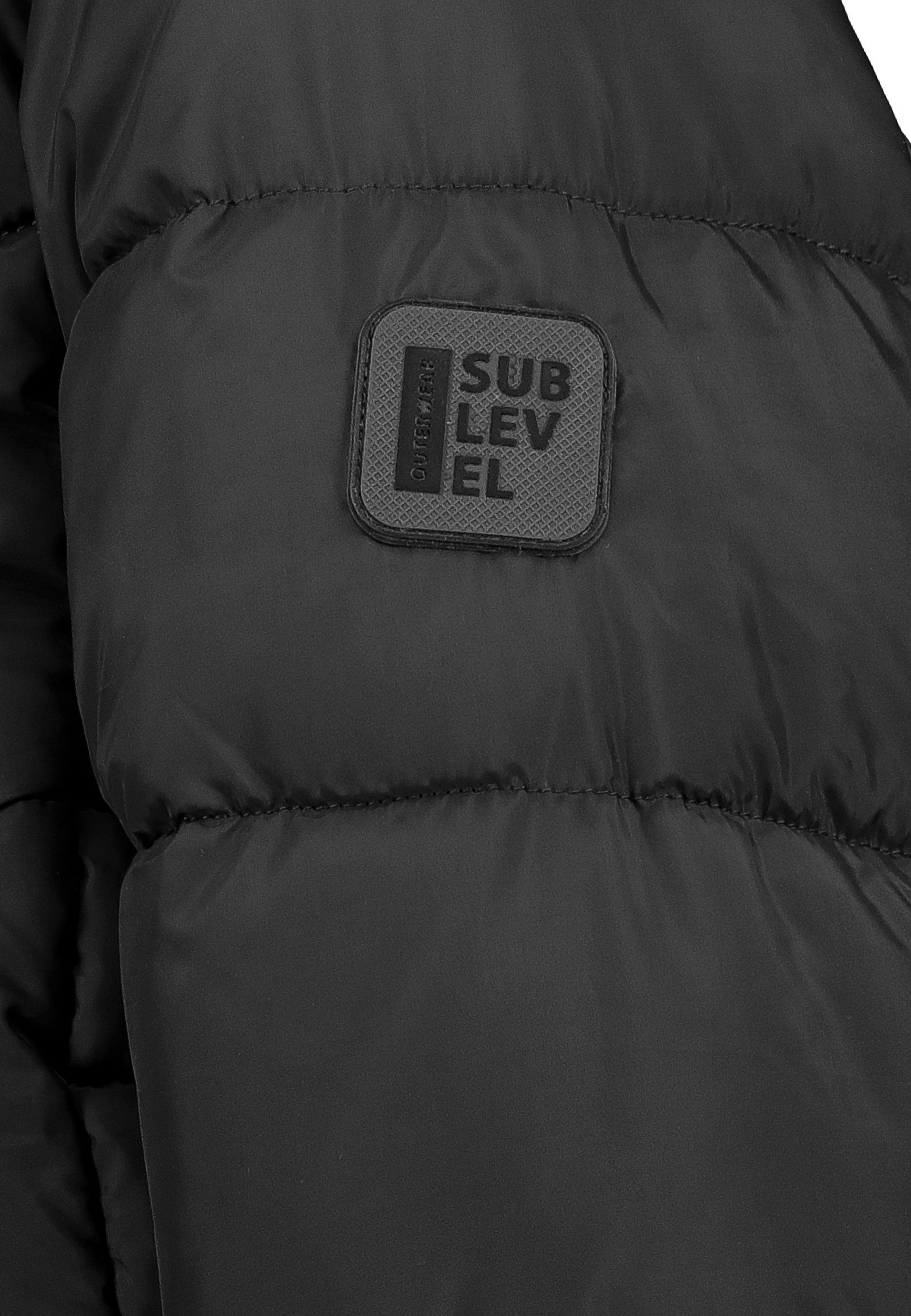 SUBLEVEL Steppmantel Winter Jacke Parka Steppjacke Steppmantel Wintermantel Lange Mantel