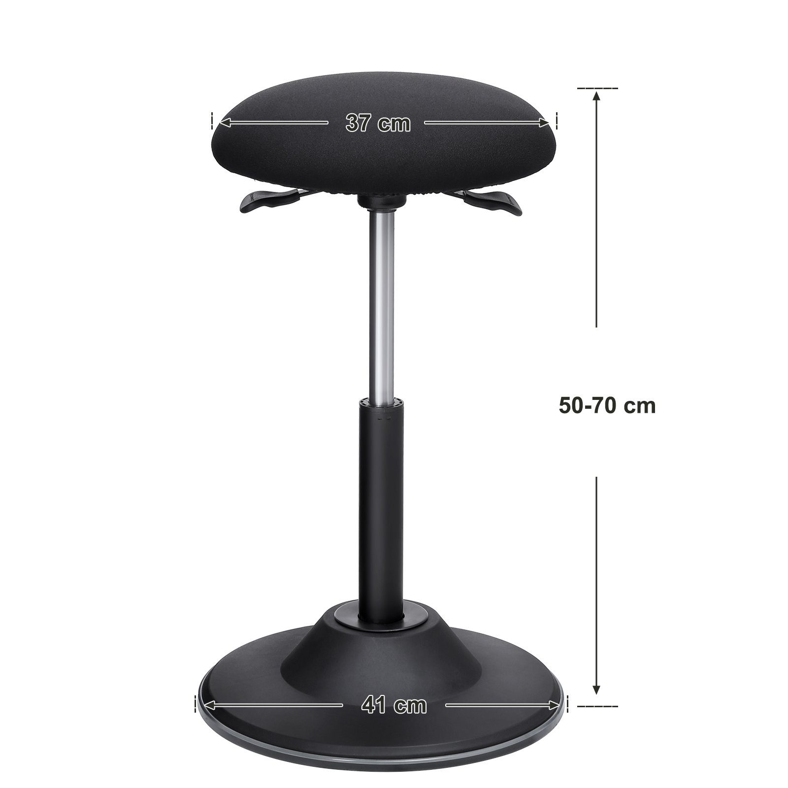 SONGMICS Arbeitshocker, 360°, mit Anti-Rutsch-Bodenring