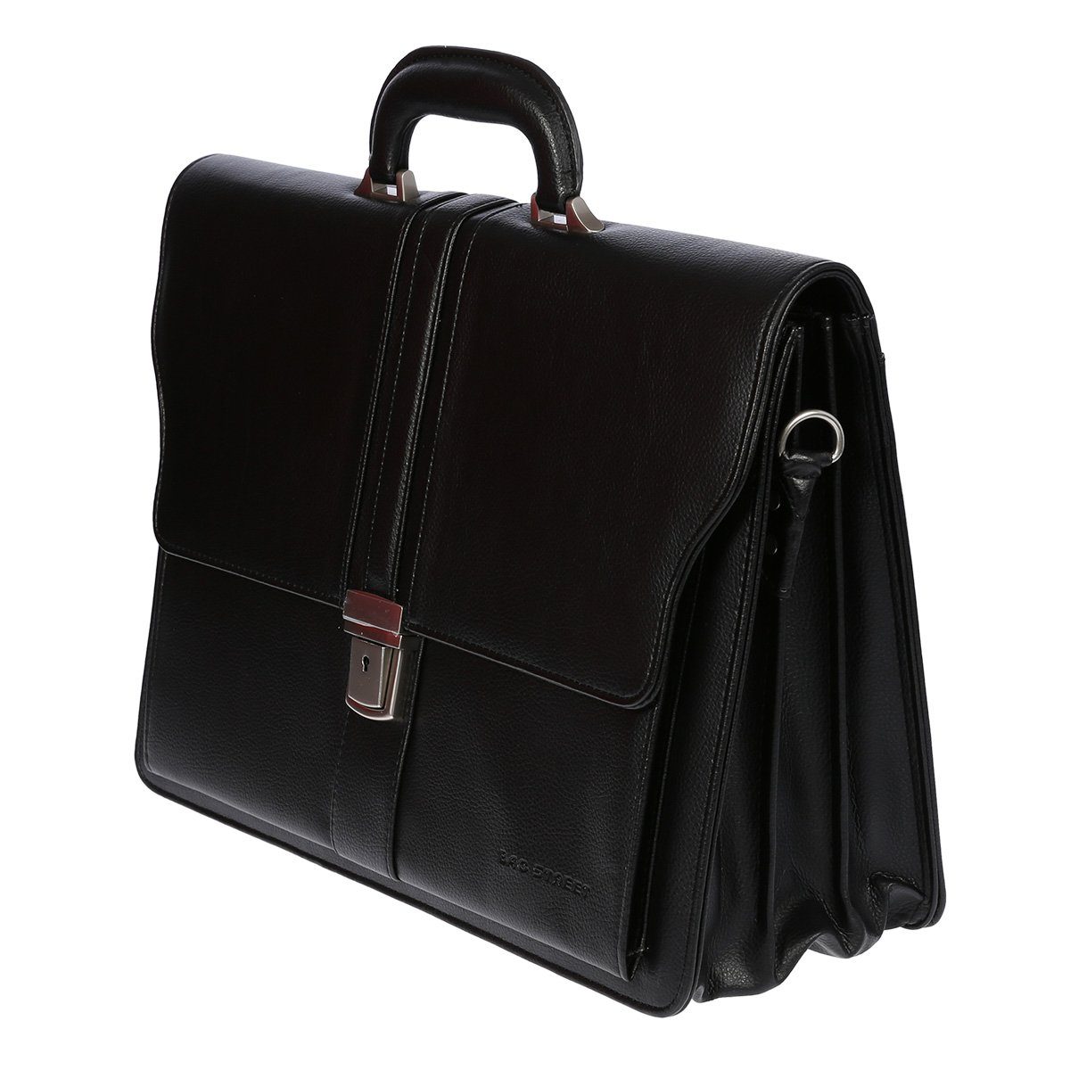 Christian Wippermann Umhängetasche Aktentasche Tasche Messenger Laptop Leder Optik (1 tlg), Herrentasche – Bild 2 von 5