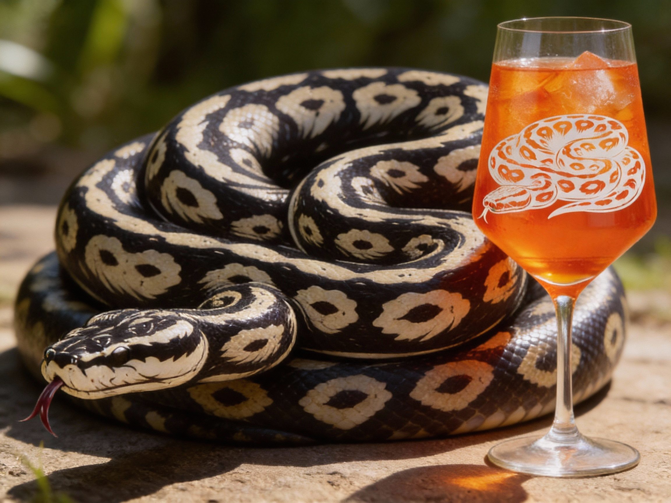 Valhalla Weinglas Valhalla Weinglas 350ml spülmaschinenfest mit Python-Gravur, 1-tlg., Glas, Atemberaubende Darstellung