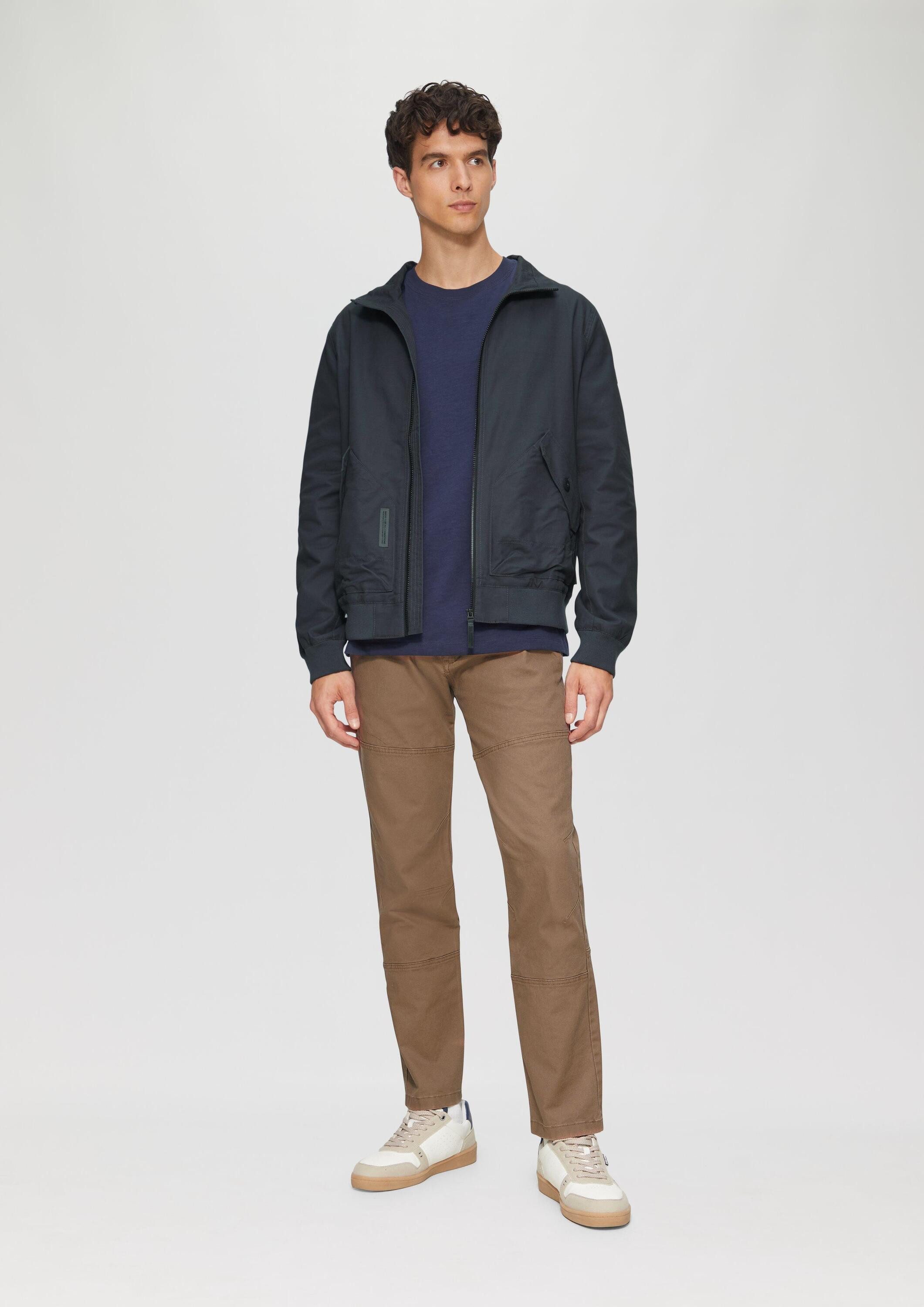 s.Oliver Chinos Hose MAURO Chinohose aus Canvas mit Naht-Details