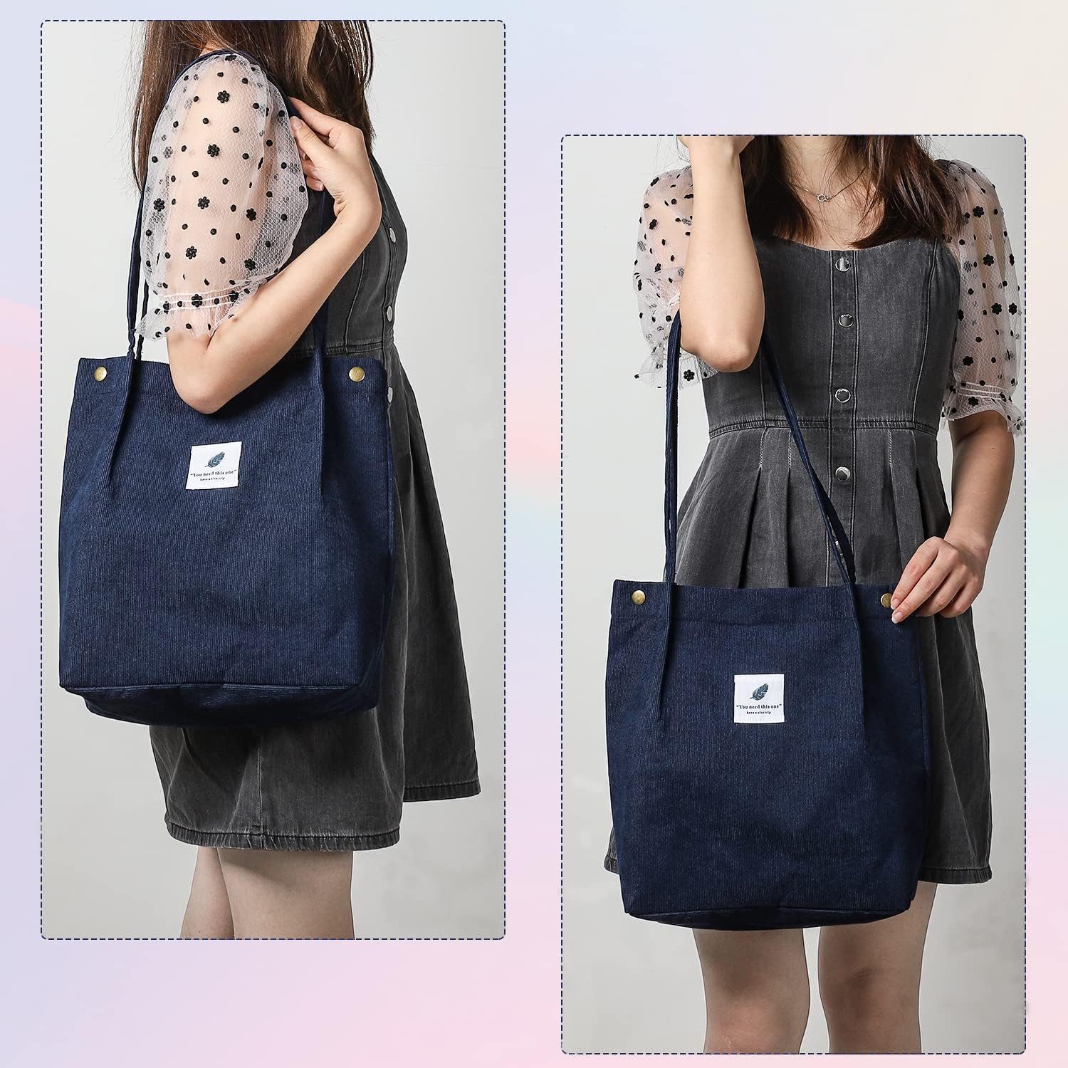 Bextsrack Schultertasche Damen Kordsamt-Schultertasche, Henkeltasche, Weihnachtsgeschenk, Neujahrsgeschenk, Valentinstagsgeschenk