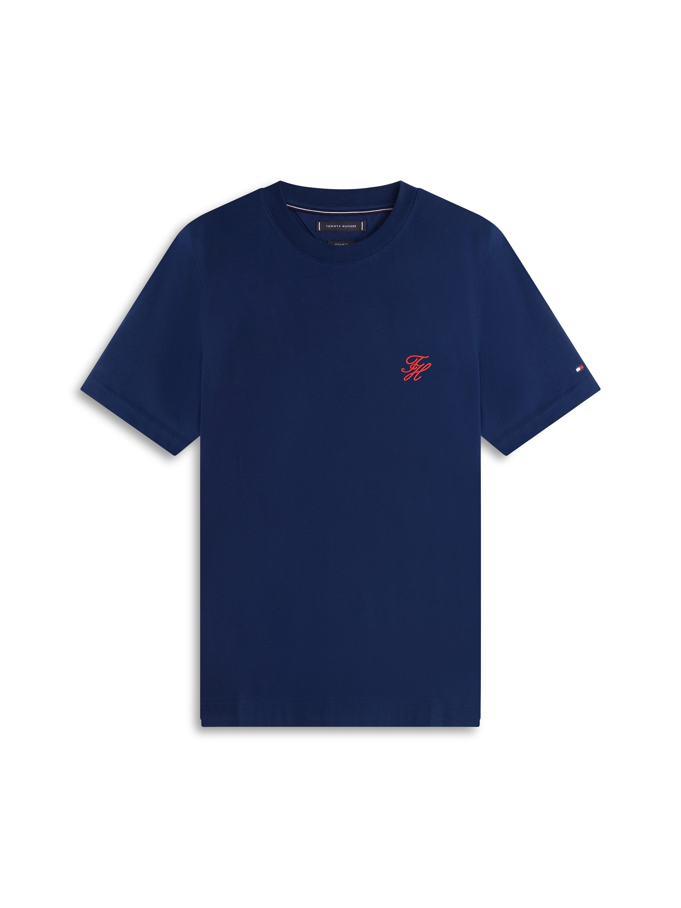 Tommy Hilfiger T-Shirt SCRIPT MONOGRAM SWIMSHOP aus Jersey mit Logo-Stickerei – Bild 4 von 5