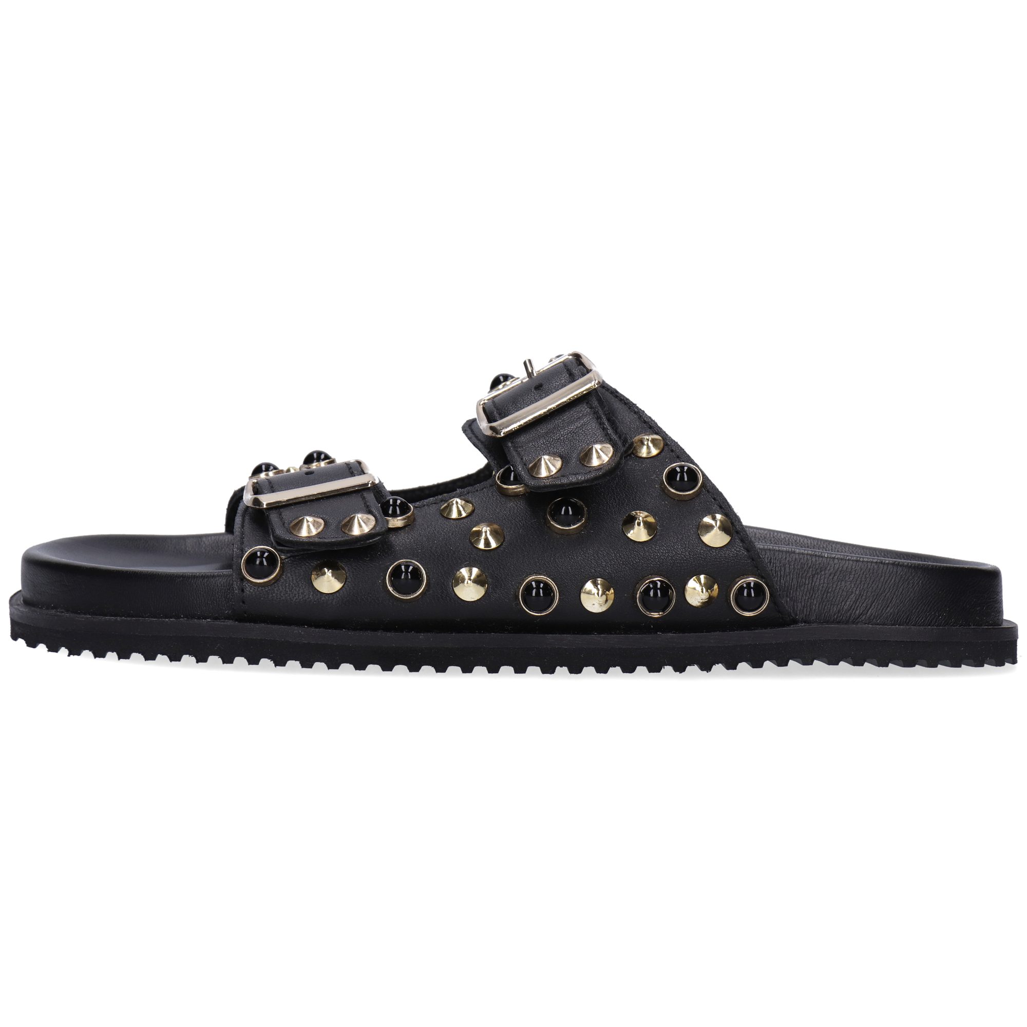 Melvin & Hamilton Eve 1 Leder-Pantoletten für Damen Pantolette Plateausohlen, Echtes Leder