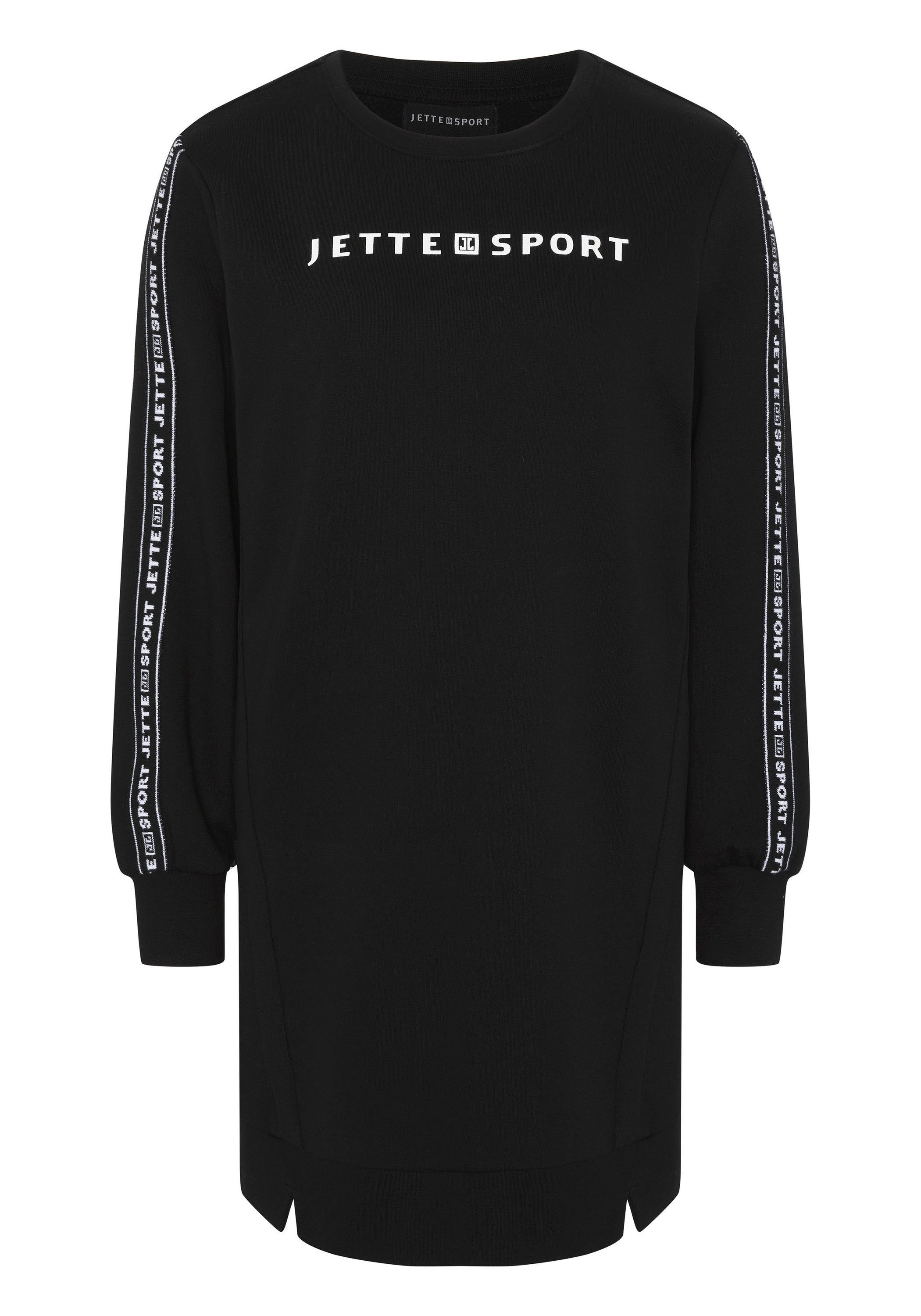 JETTE SPORT Sweatkleid mit Logo-Dekor 19-3911 Black Deep