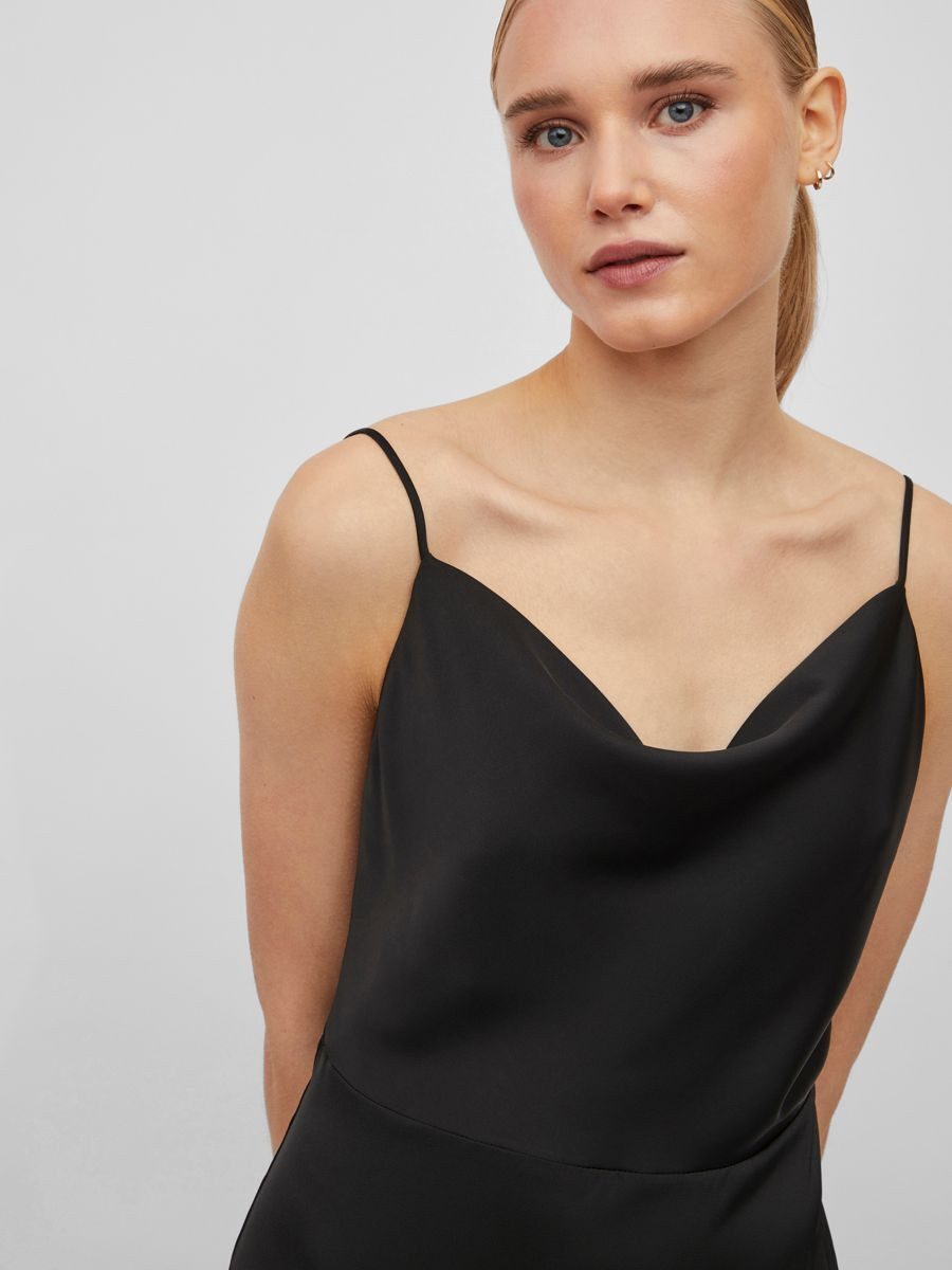 Vila Trägerkleid VIRAVENNA STRAP ANKLE DRESS - NOOS Kunstfaser, regular fit