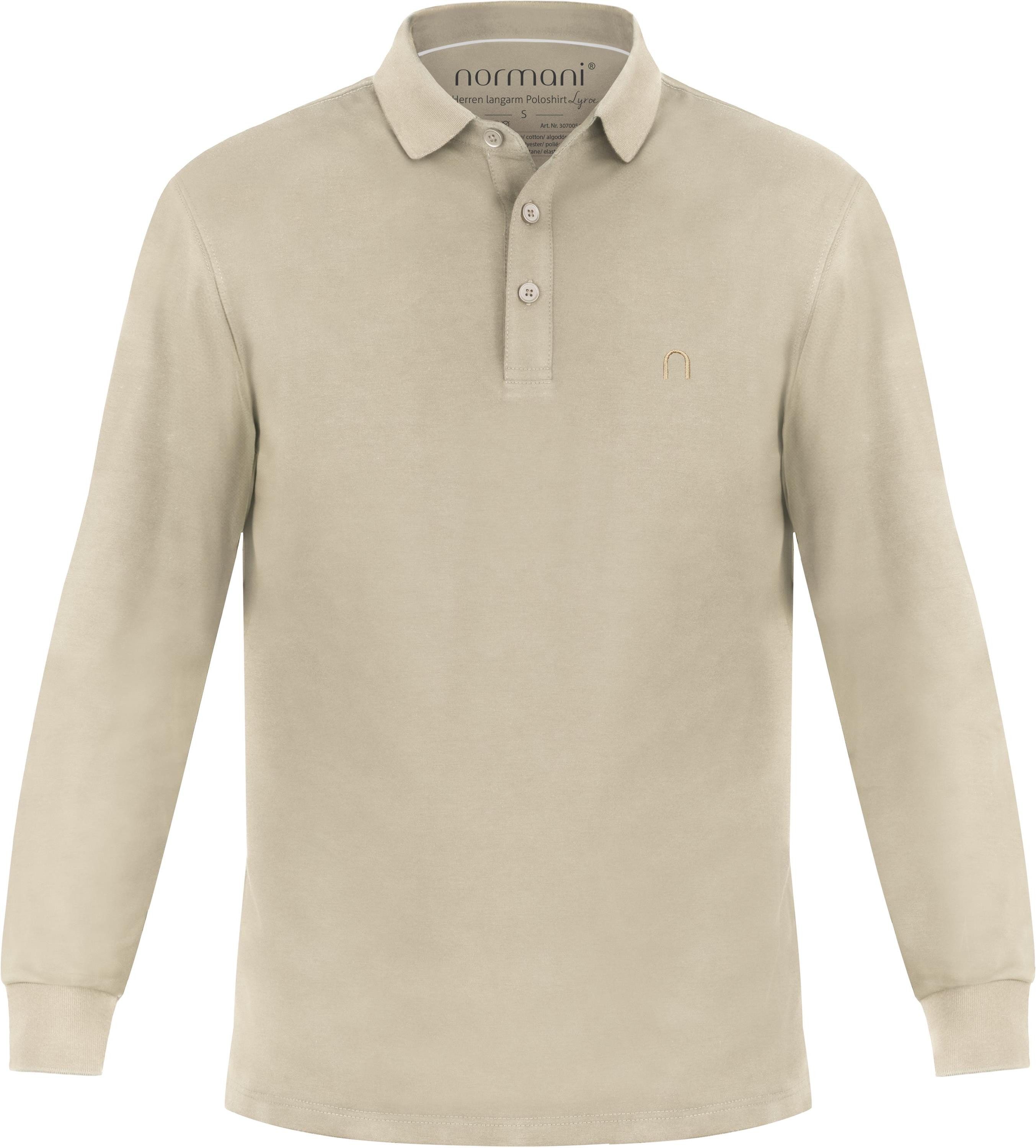 normani Langarmshirt 4er Set Herren Langarm Poloshirt Lyroe Longsleeve Poloshirt 4er Pack für Männer – Bild 2 von 5