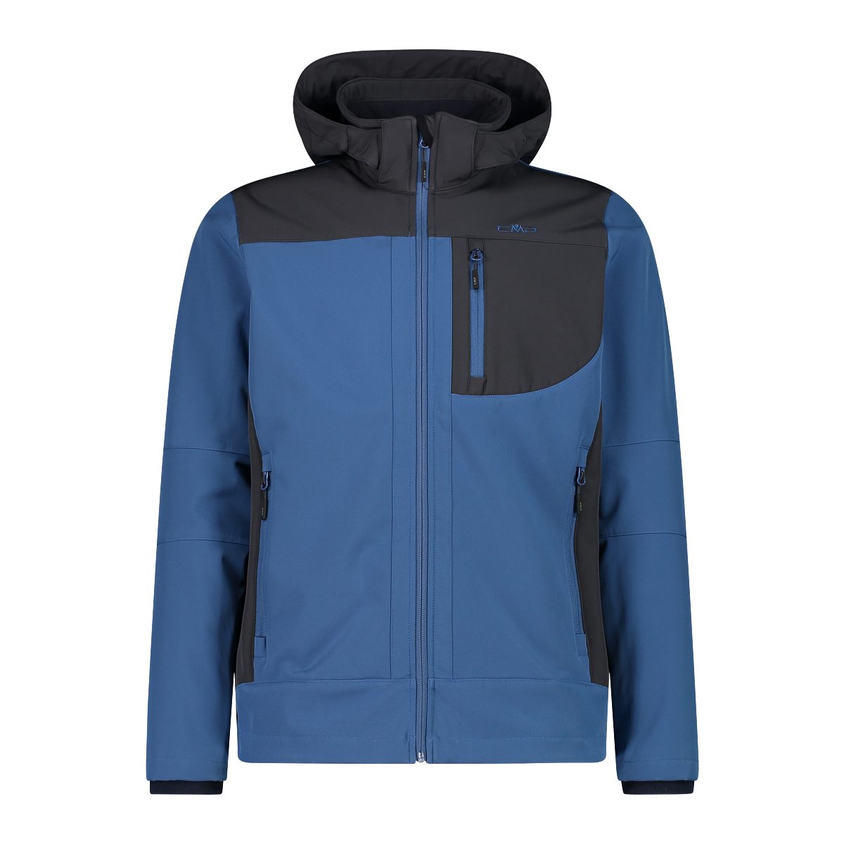 Funktionsjacke MAN JACKET ZIP HOOD BLUESTONE-ANTRACITE