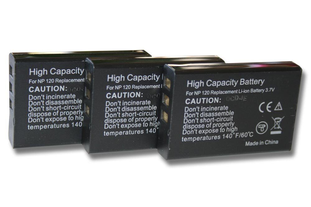 vhbw kompatibel mit Lawmate PV-806, PV-800, PV-1000, PV-700 Kamera-Akku Li-Ion 1600 mAh (3,7 V)