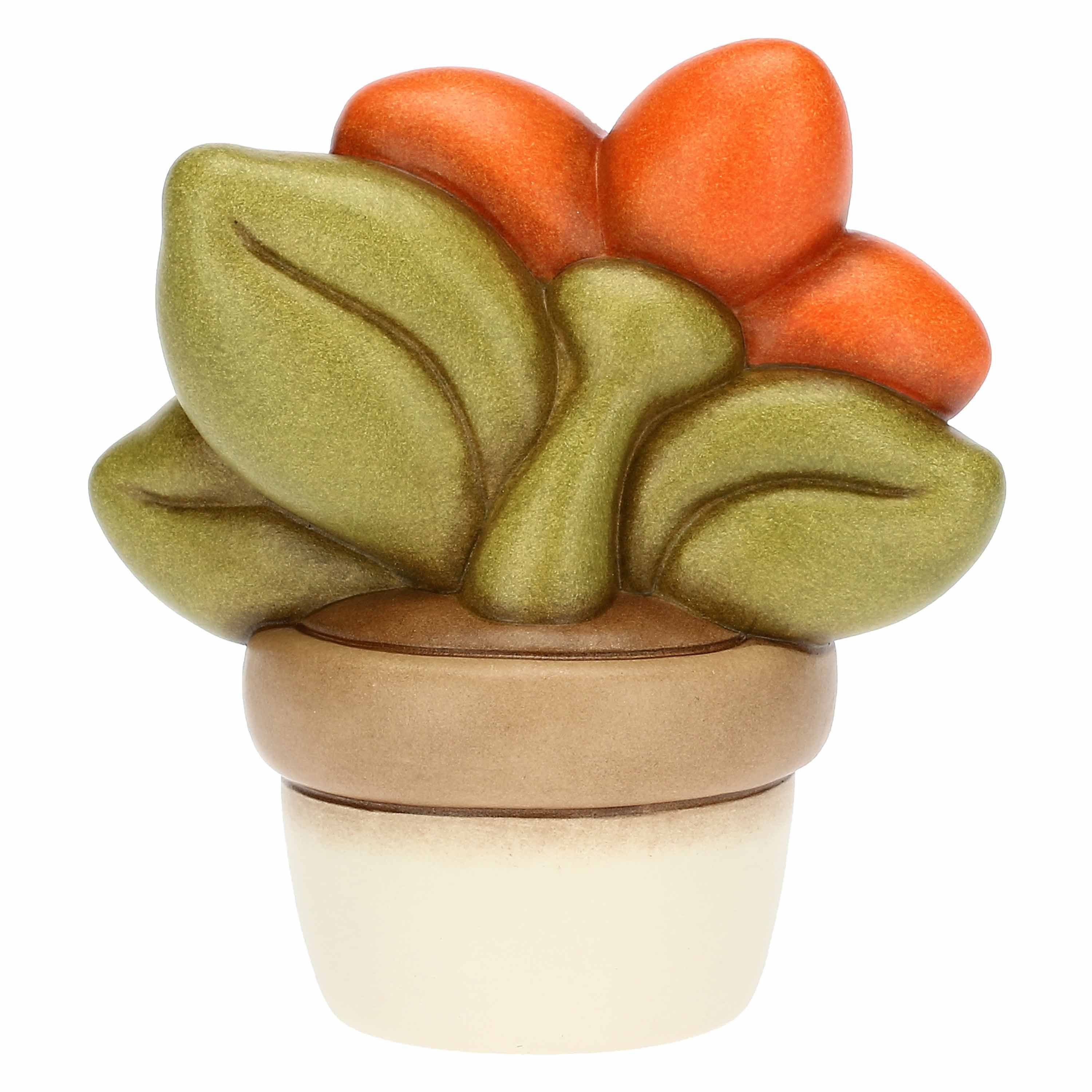 THUN mittel' Pflanze orange, Figur 'Vase Dekofigur 2023 mit SpA THUN