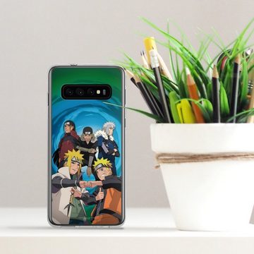 DeinDesign Handyhülle Hokage Naruto Shippuden Offizielles Lizenzprodukt 4 Hokagen Group, Samsung Galaxy S10 Silikon Hülle Bumper Case Handy Schutzhülle