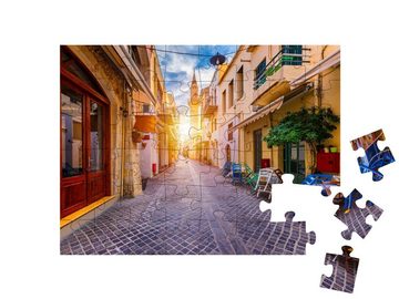 puzzleYOU Puzzle Altstadt von Chania, Kreta, Griechenland, 48 Puzzleteile, puzzleYOU-Kollektionen Kreta