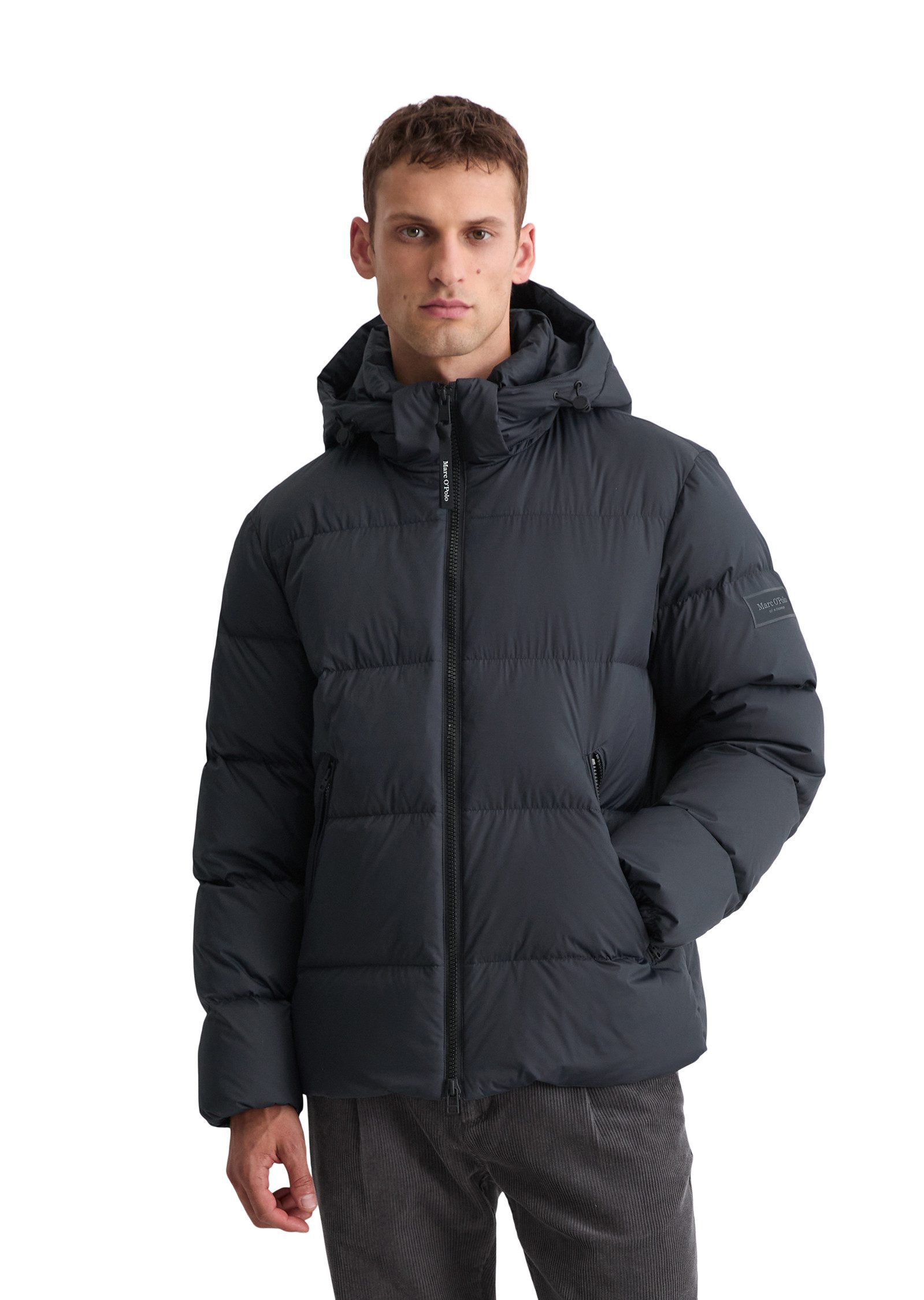 Marc O'Polo Outdoorjacke mit abnehmbarer Kapuze
