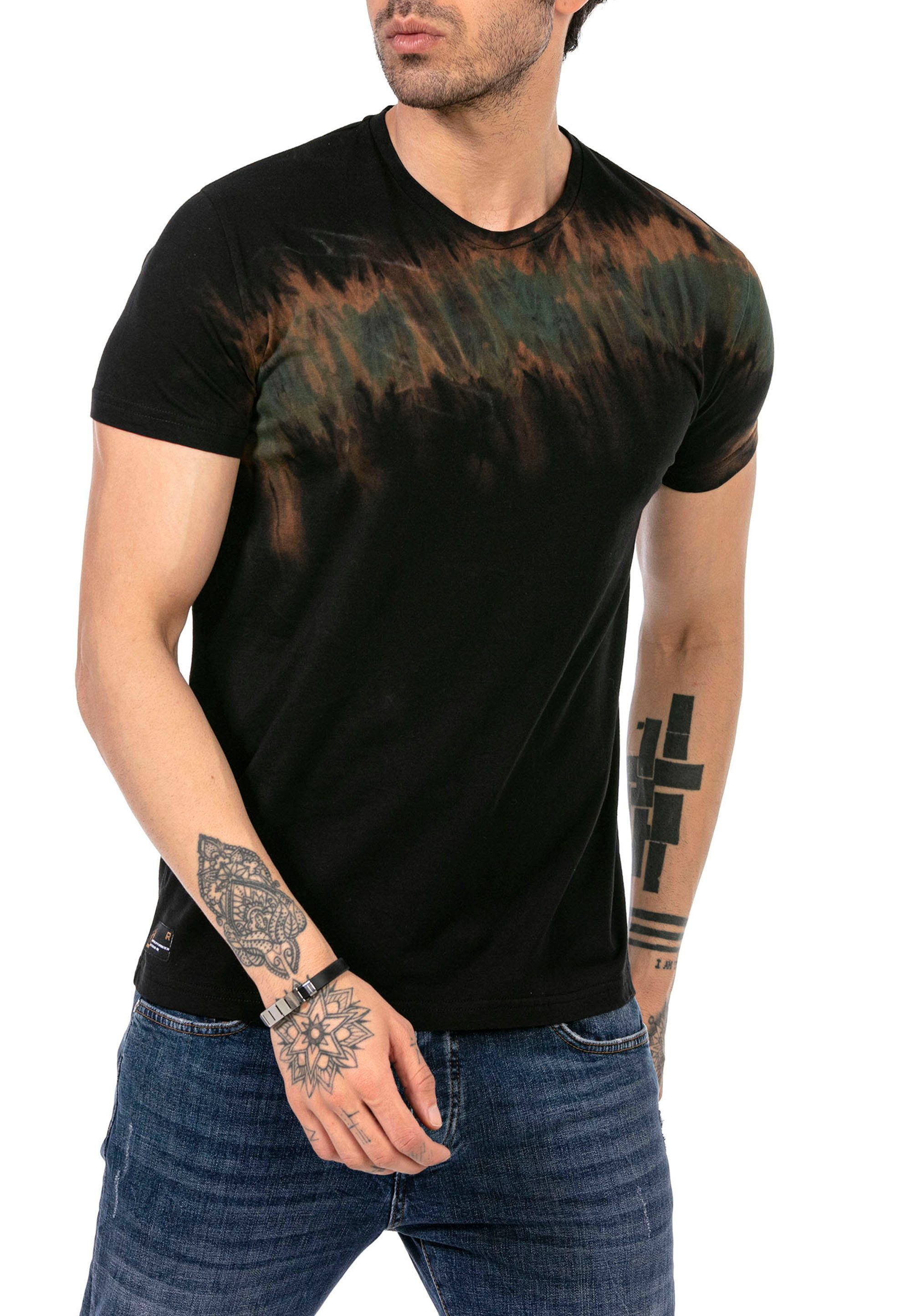 RedBridge T-Shirt mit einzigartigem Batik-Design – günstig online kaufen